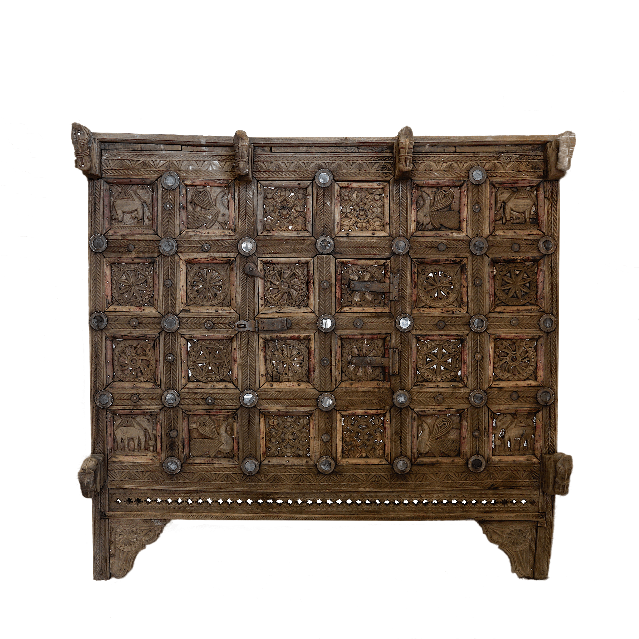 Damchiya ancien - Meuble indien sculpté n°45