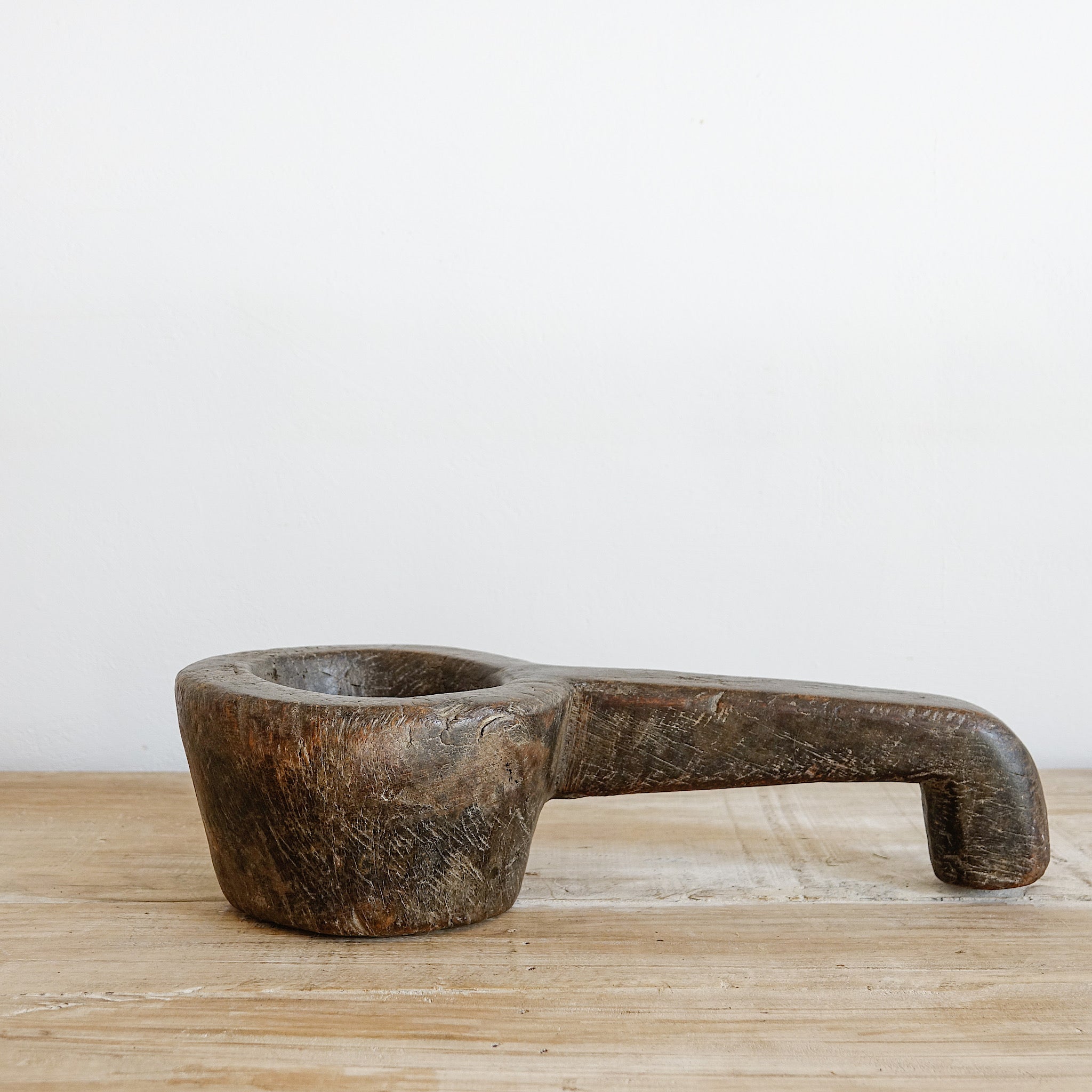 Kiphire - Pot en bois du Nagaland n°6