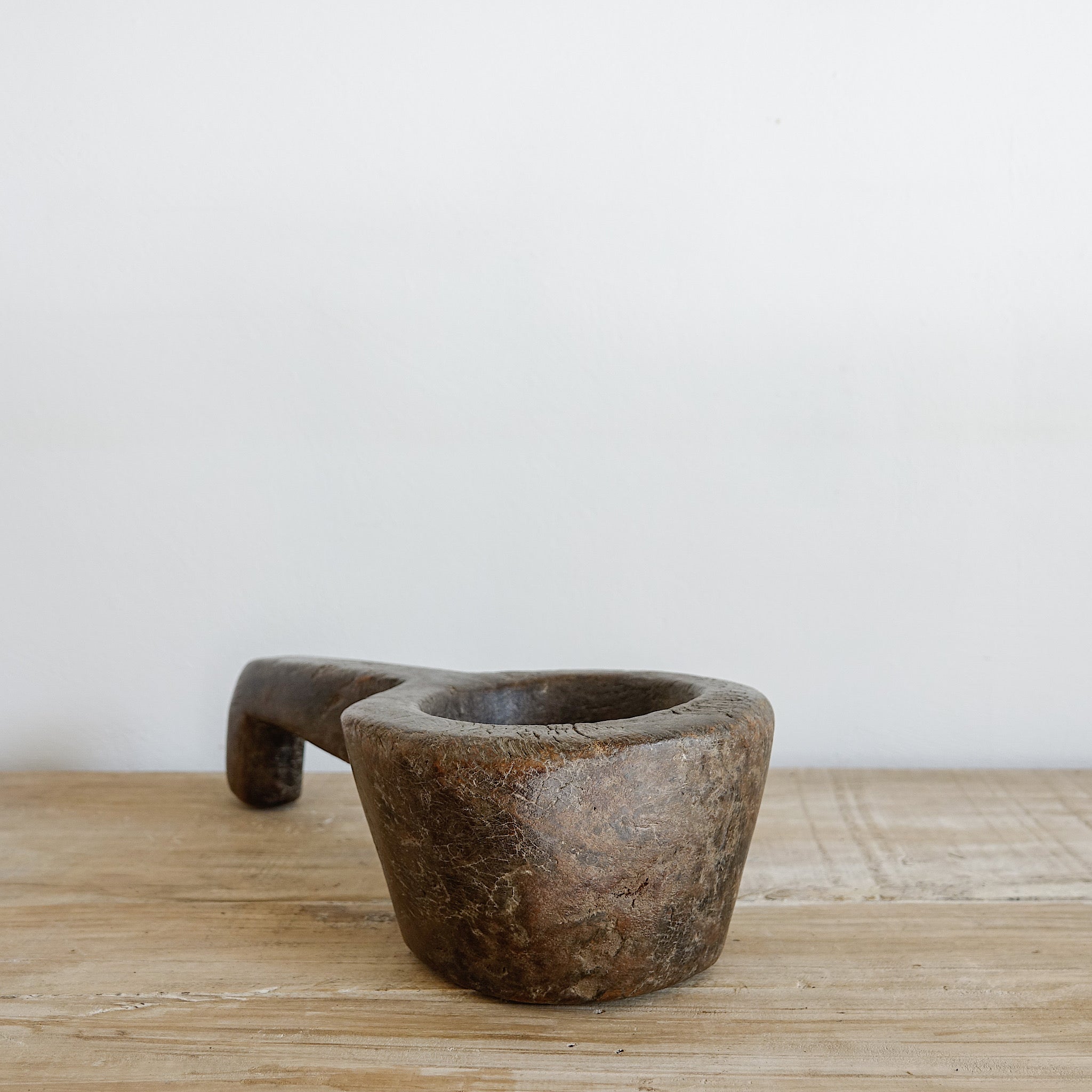 Kiphire - Pot en bois du Nagaland n°6