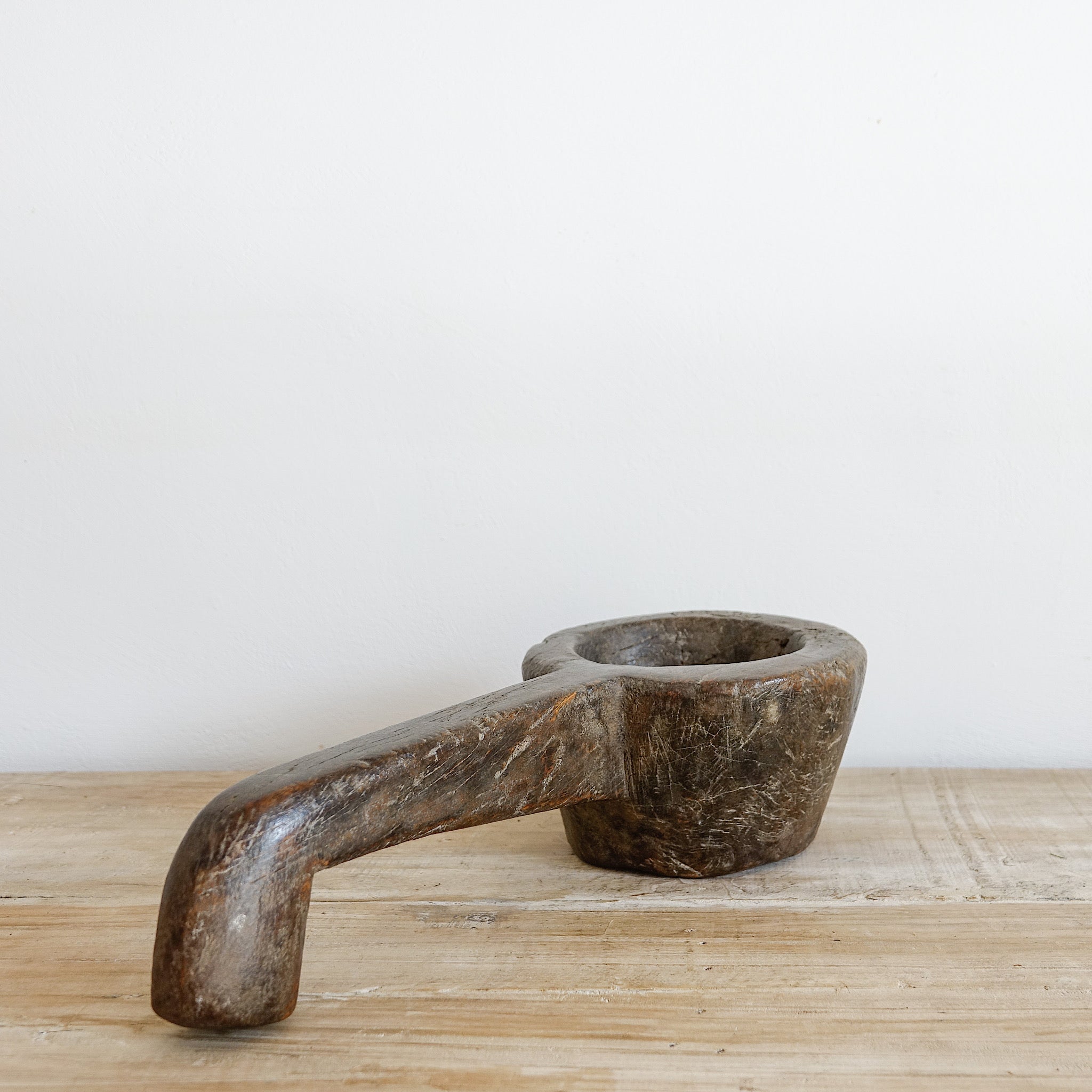 Kiphire - Pot en bois du Nagaland n°6