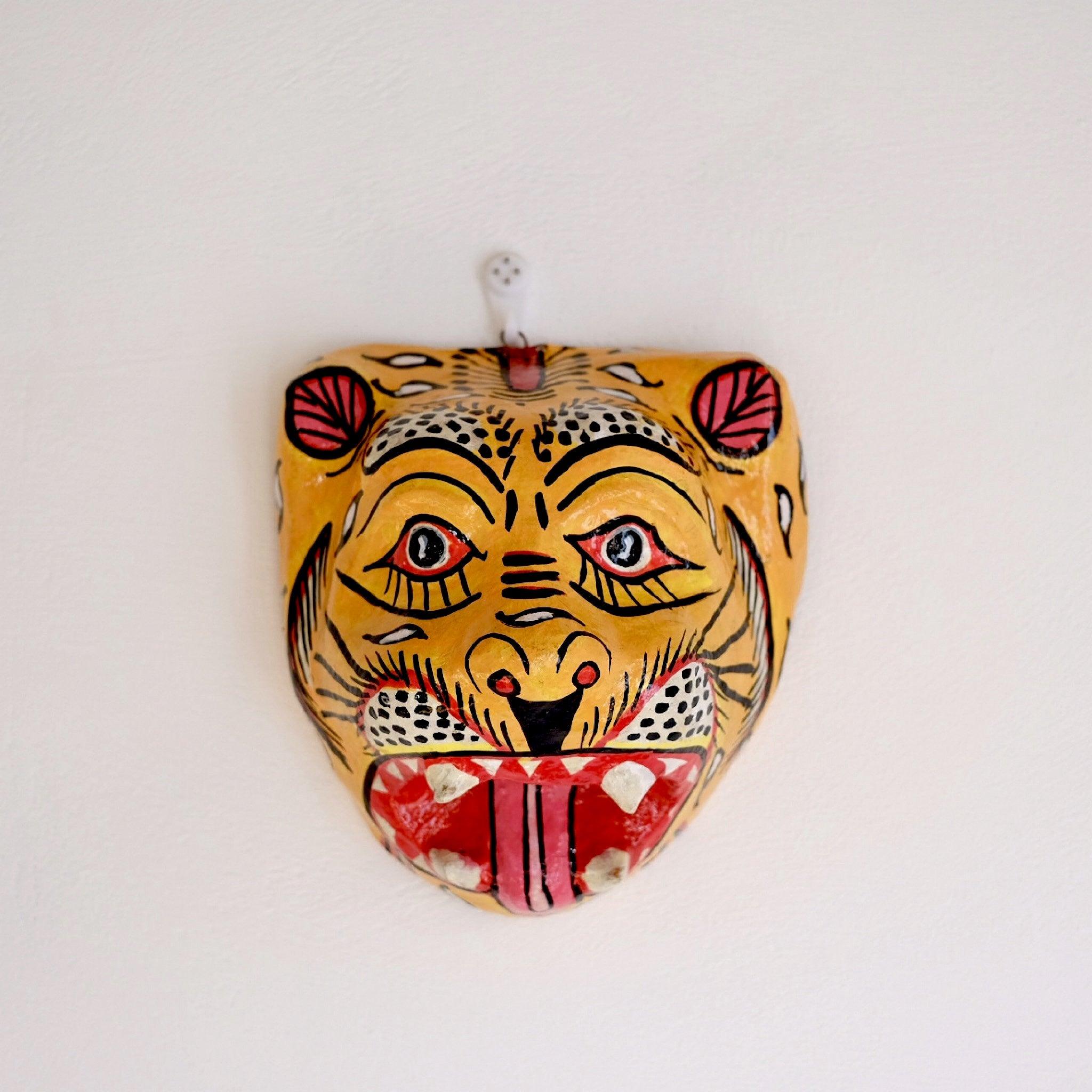 Bagh - Masques traditionnels en papier mâché (petite taille) - Orpaï Studio