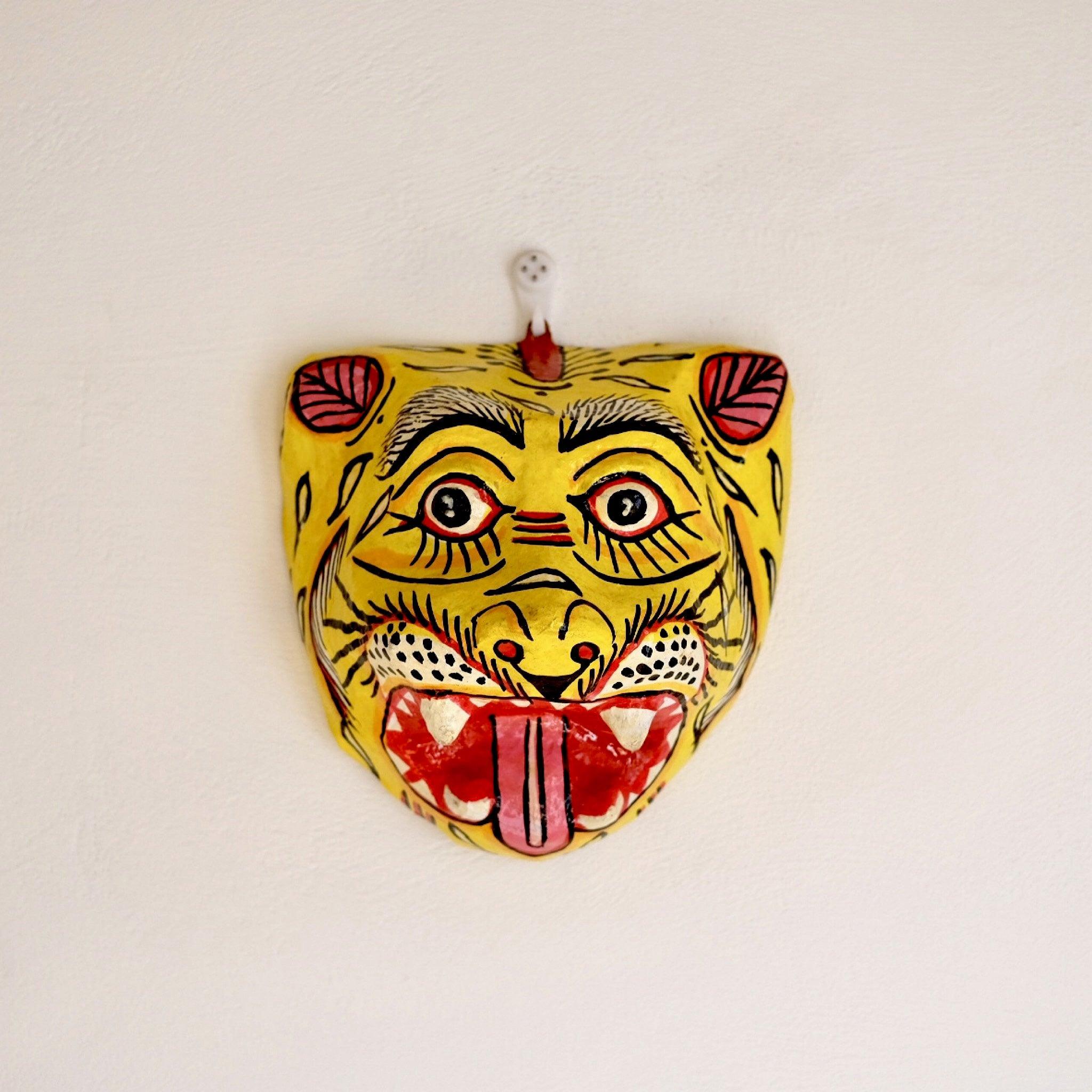 Bagh - Masques traditionnels en papier mâché (petite taille) - Orpaï Studio