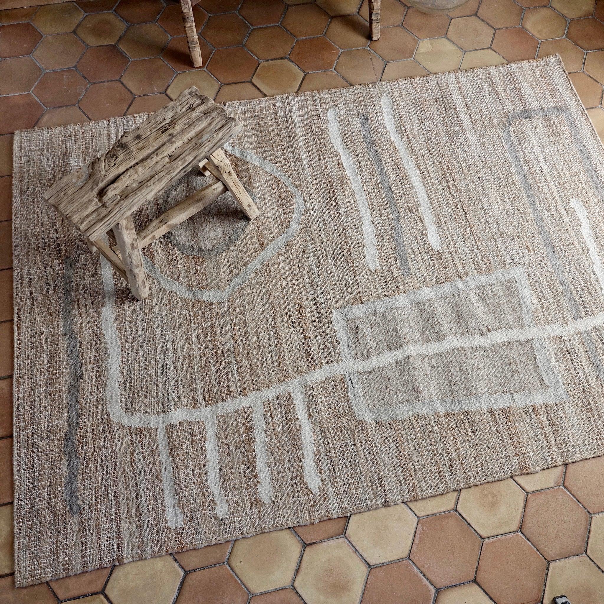 Bajaha - Tapis tissé en jute - Orpaï Studio