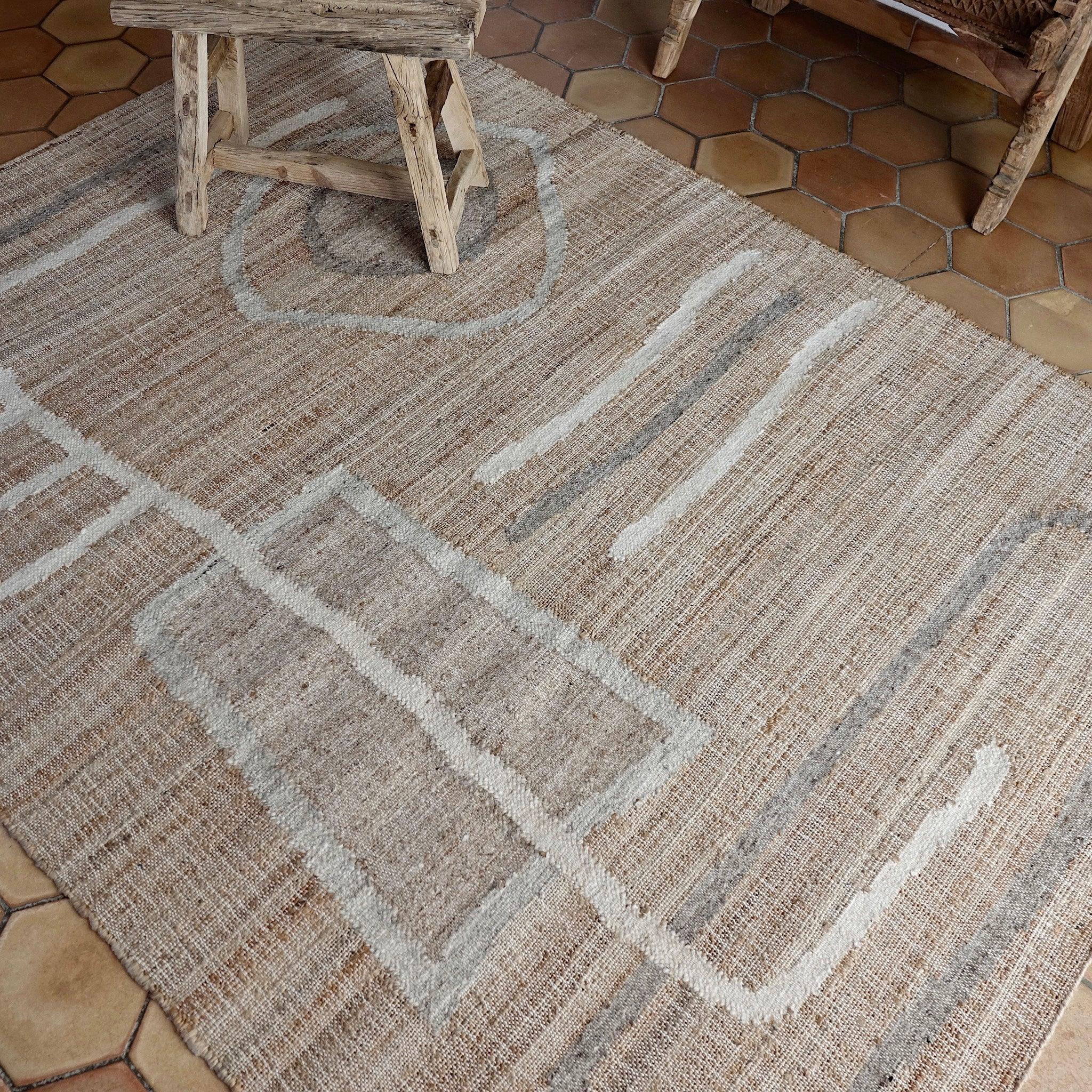 Bajaha - Tapis tissé en jute - Orpaï Studio