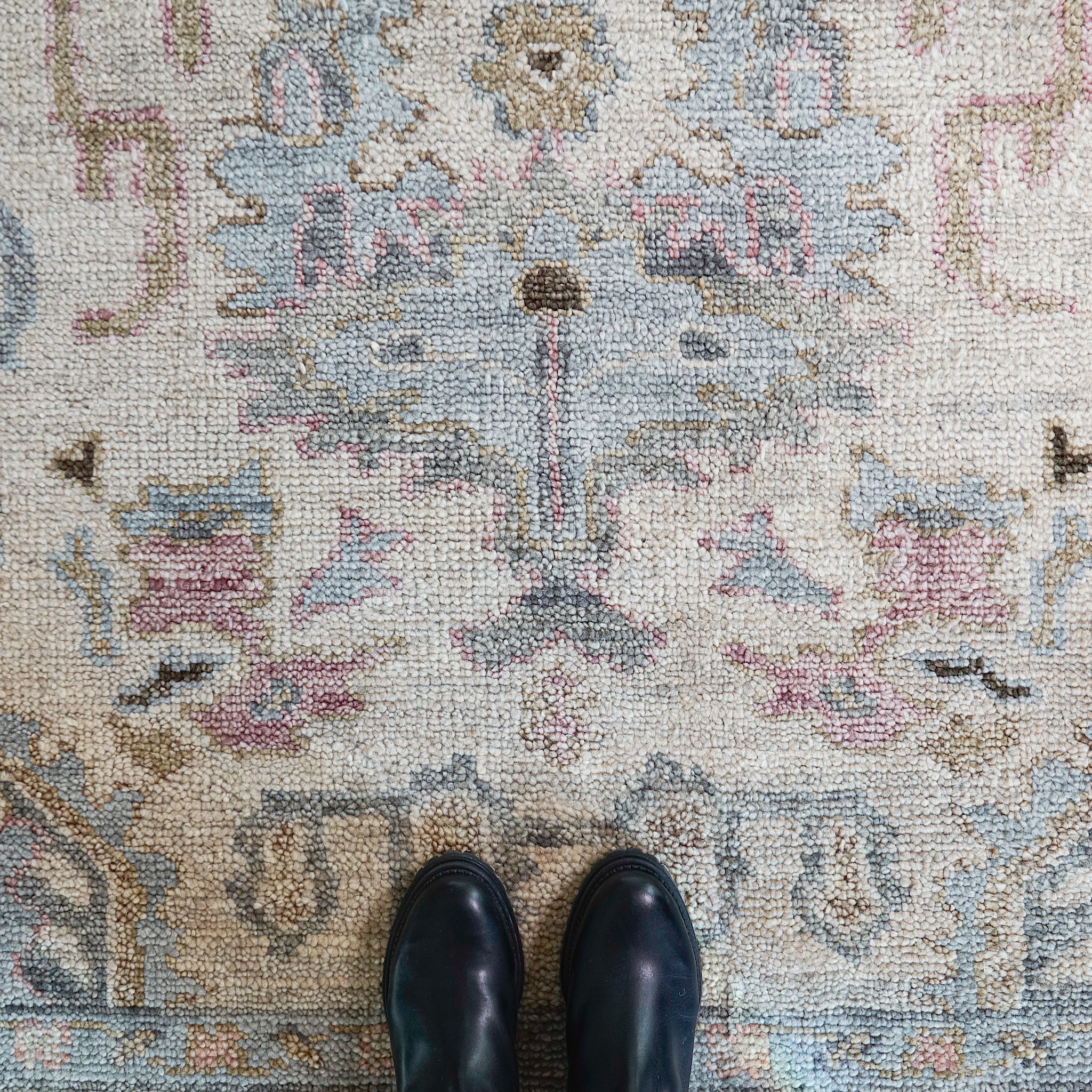 Umari - Tapis indien noué main en laine