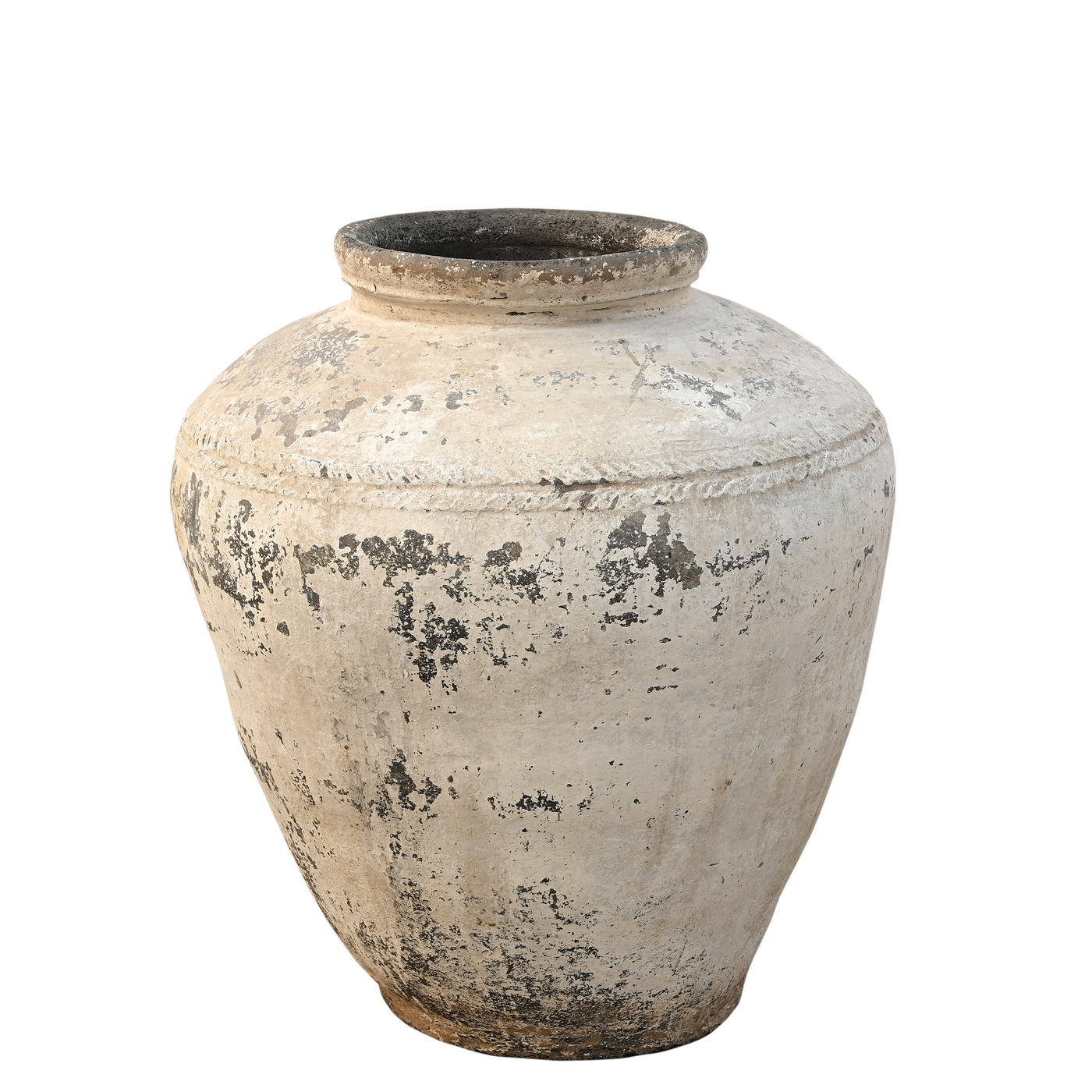 Anaaj - Large Indian jar on Terracotta n ° 24