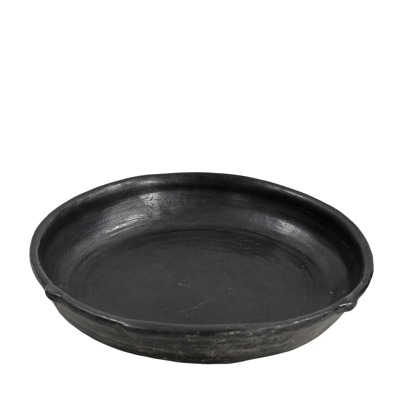 Ekdori - Plat en terre cuite noire (grand)