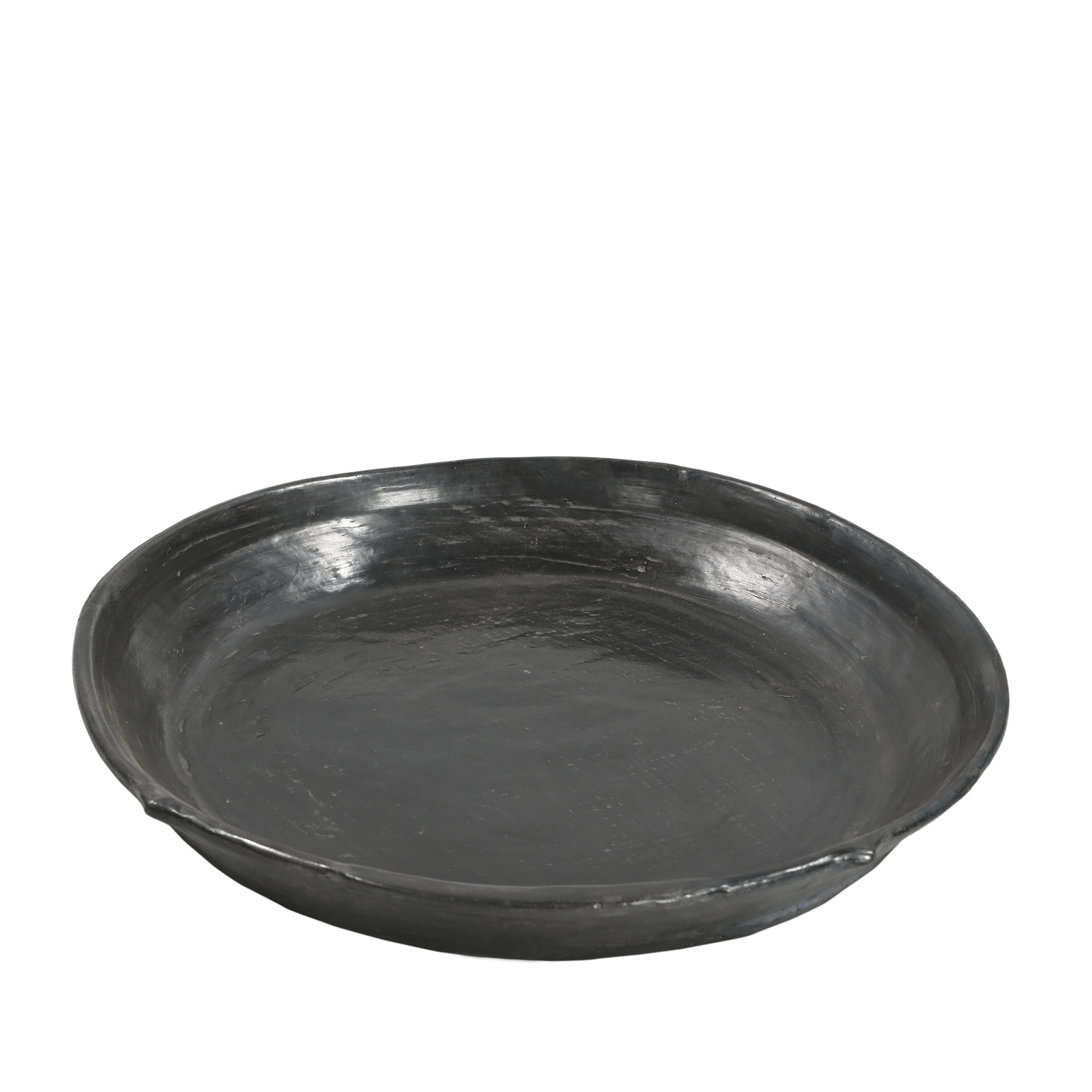 Ekdori - Plat en terre cuite noire (grand)
