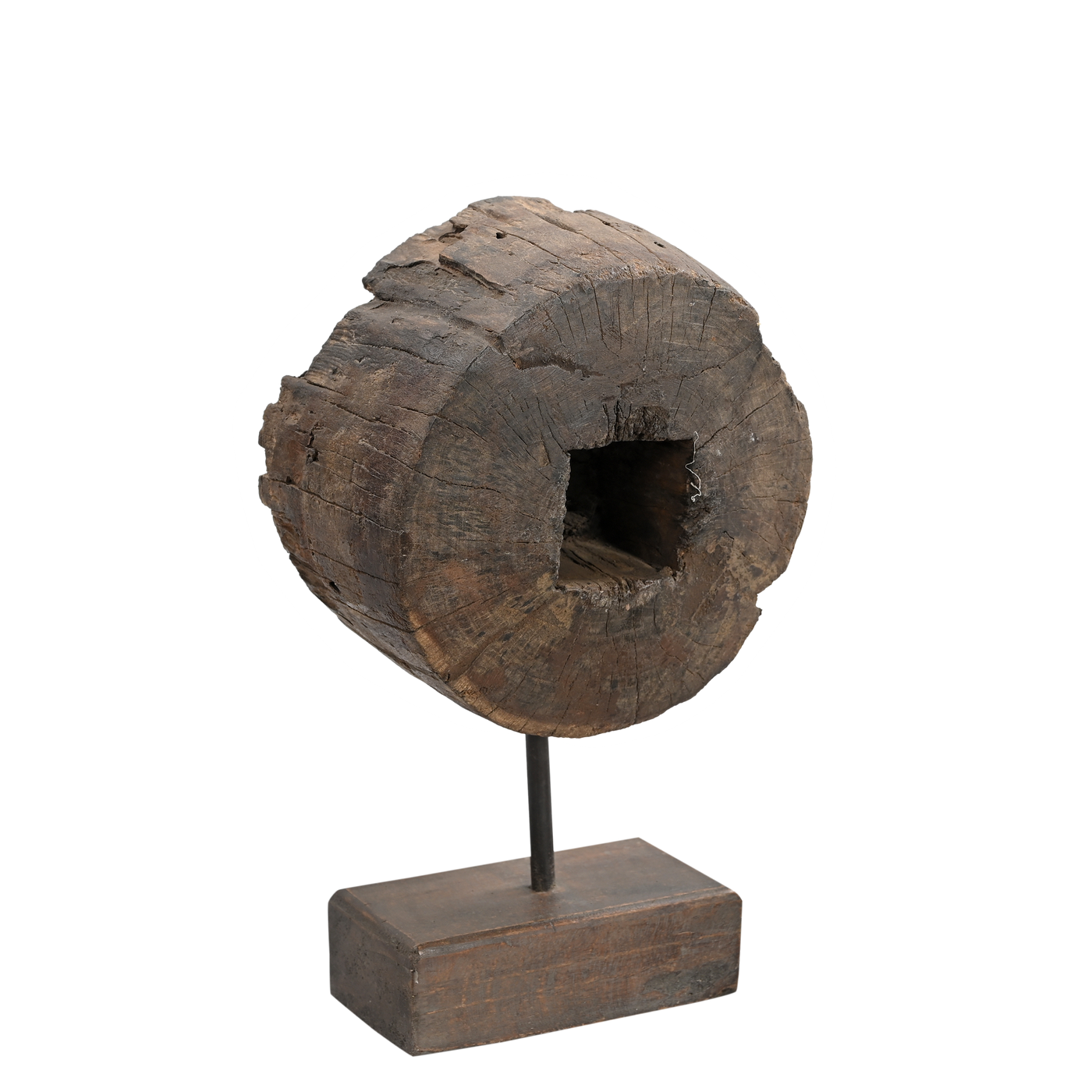 Pahiya - Old decorative wooden wheel n°17