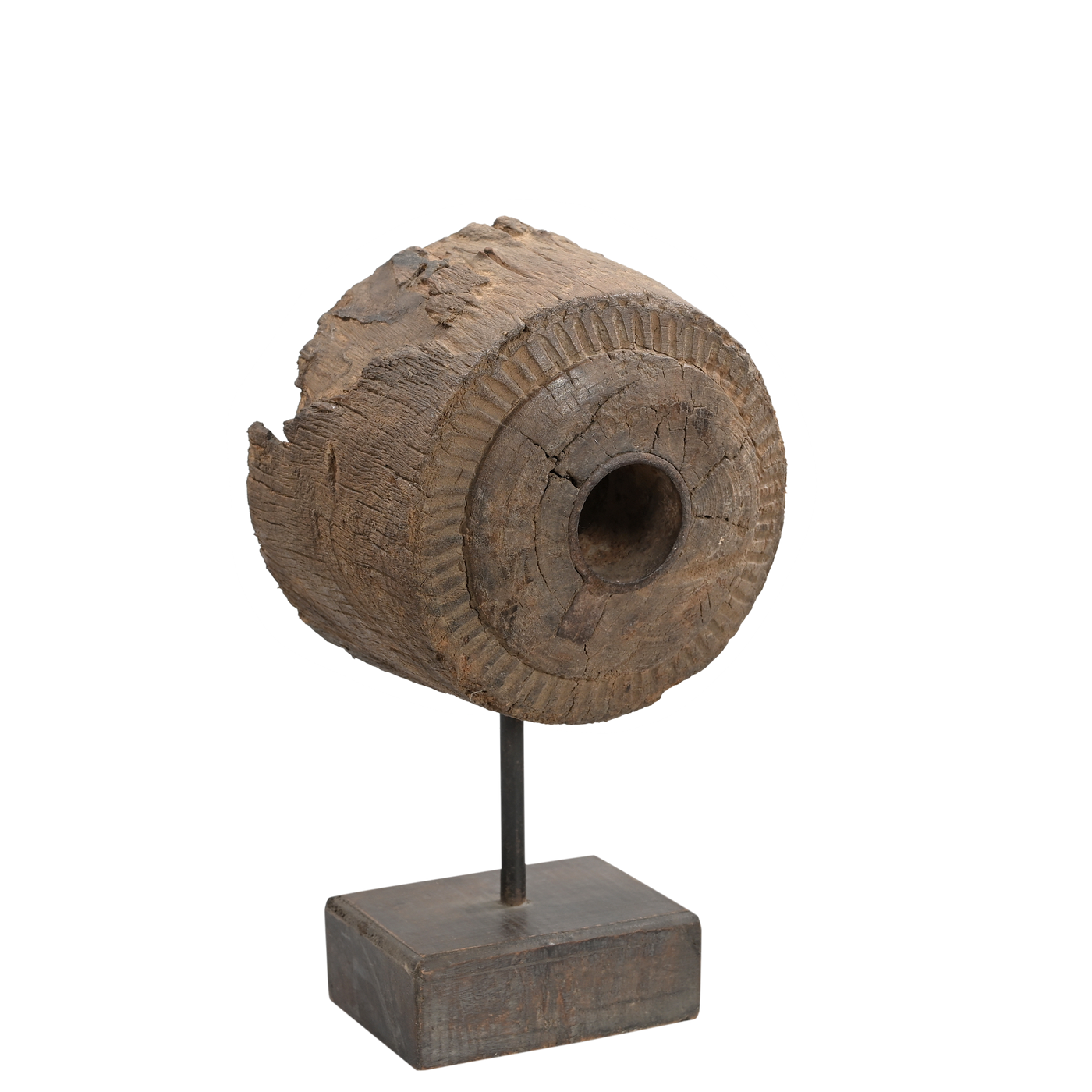 Pahiya - Old decorative wooden wheel n°18
