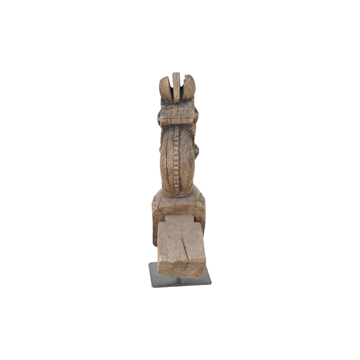 Ashva - Protomé de cheval en bois n°36 - vue 4
