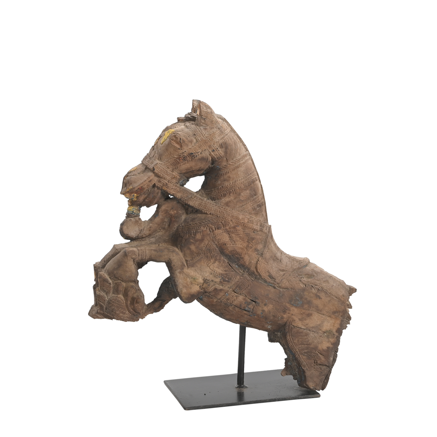 Ashva - Wooden Horse Protomé n ° 19