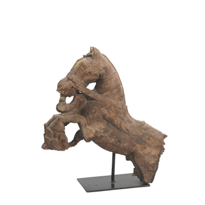 Ashva - Wooden Horse Protomé n ° 19