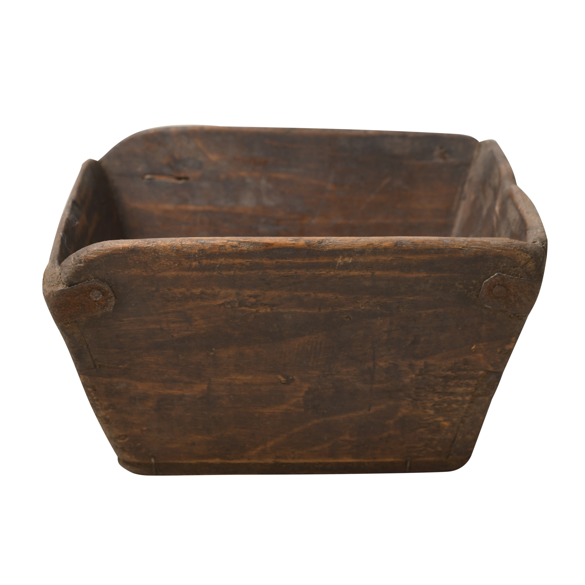 Jian - Panier carré en pin ancien n°4