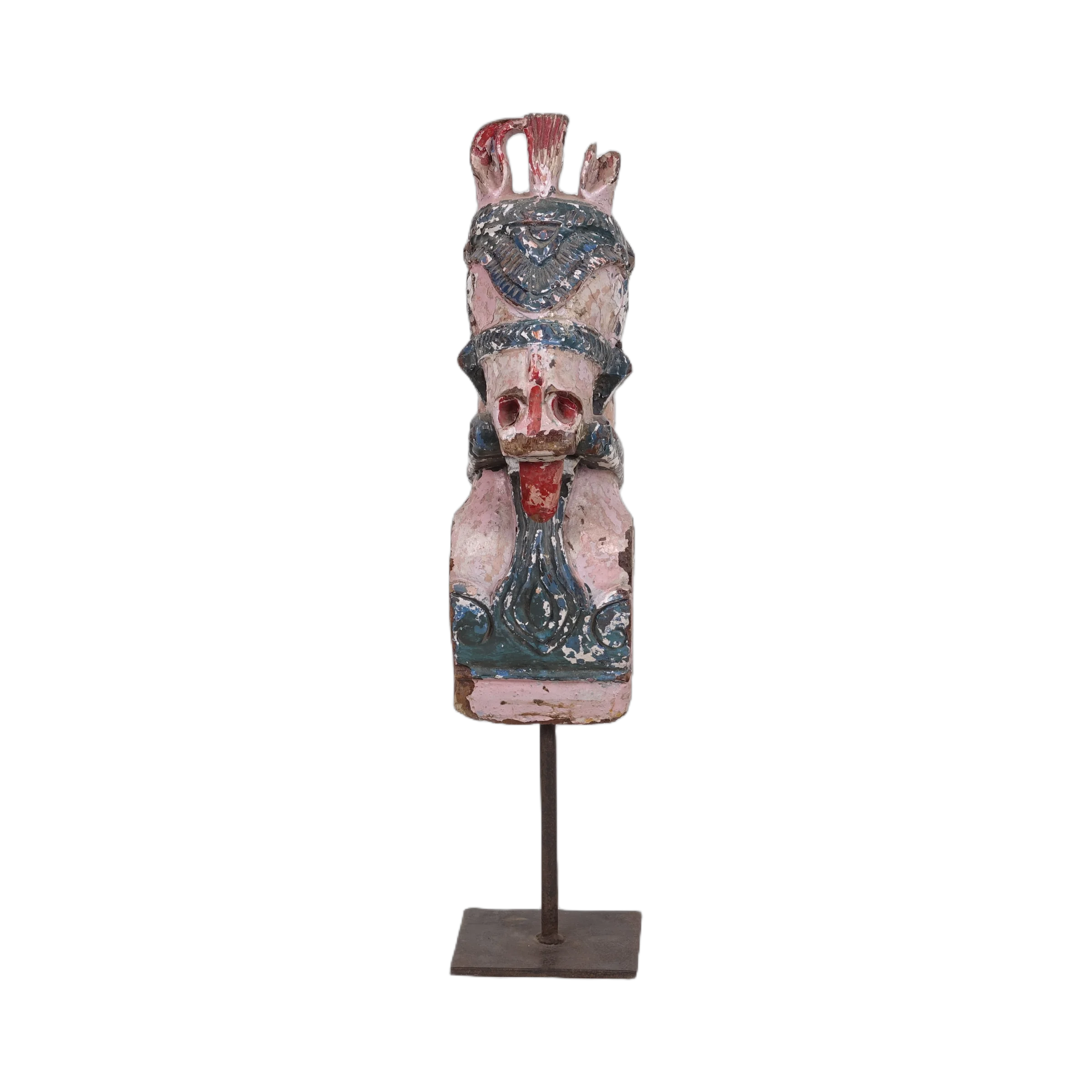 Tejas - Protomé de cheval en bois n°18