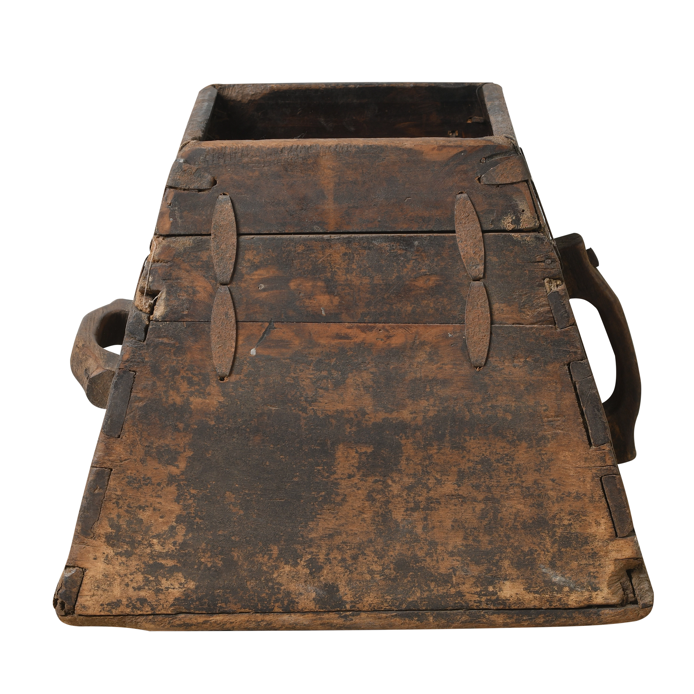 Naguo - Panier utilitaire ancien en pin n°7