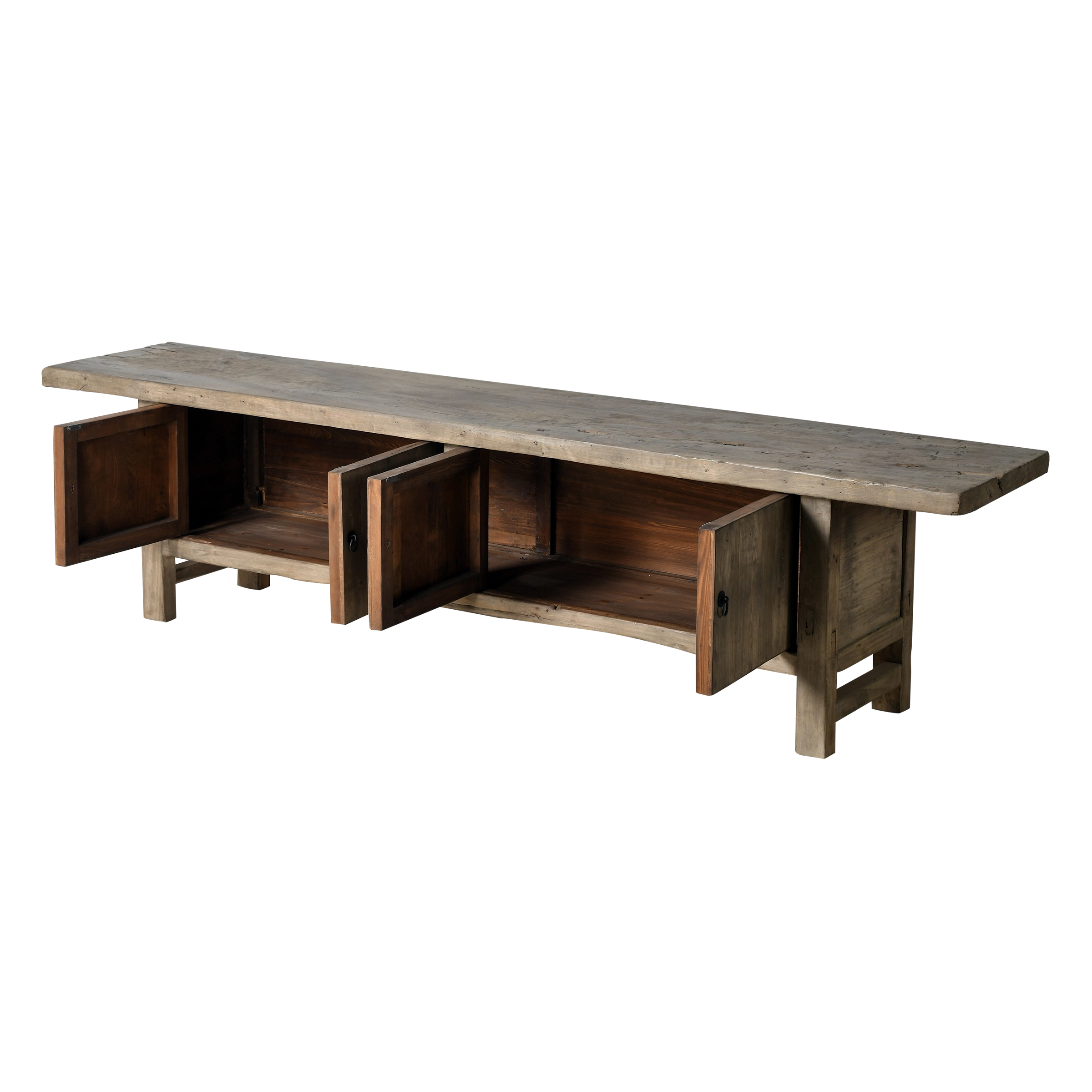 Lumu - Meuble bas chinois en orme n°1