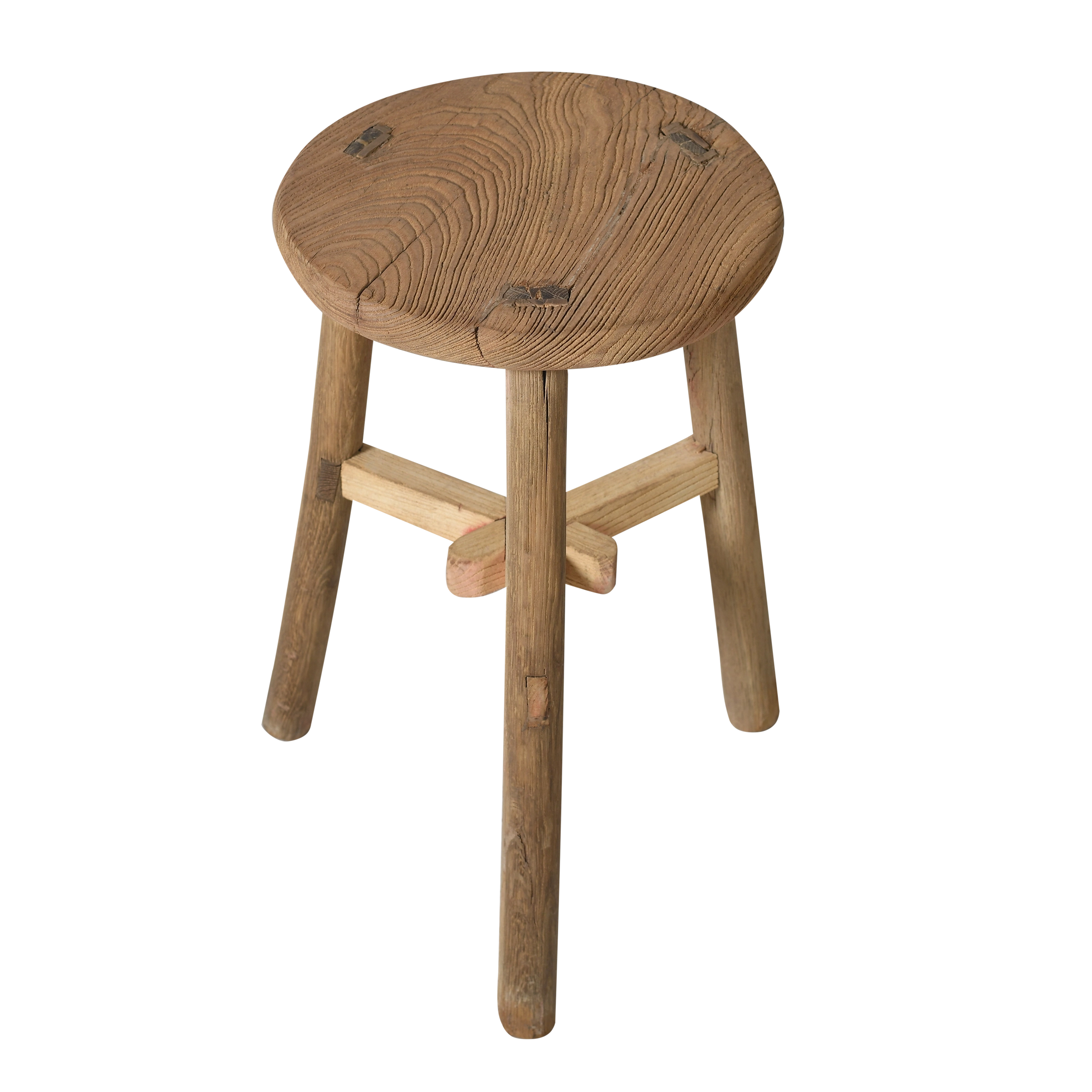 Gong - Tabouret chinois rond ancien n°11 - vue 2