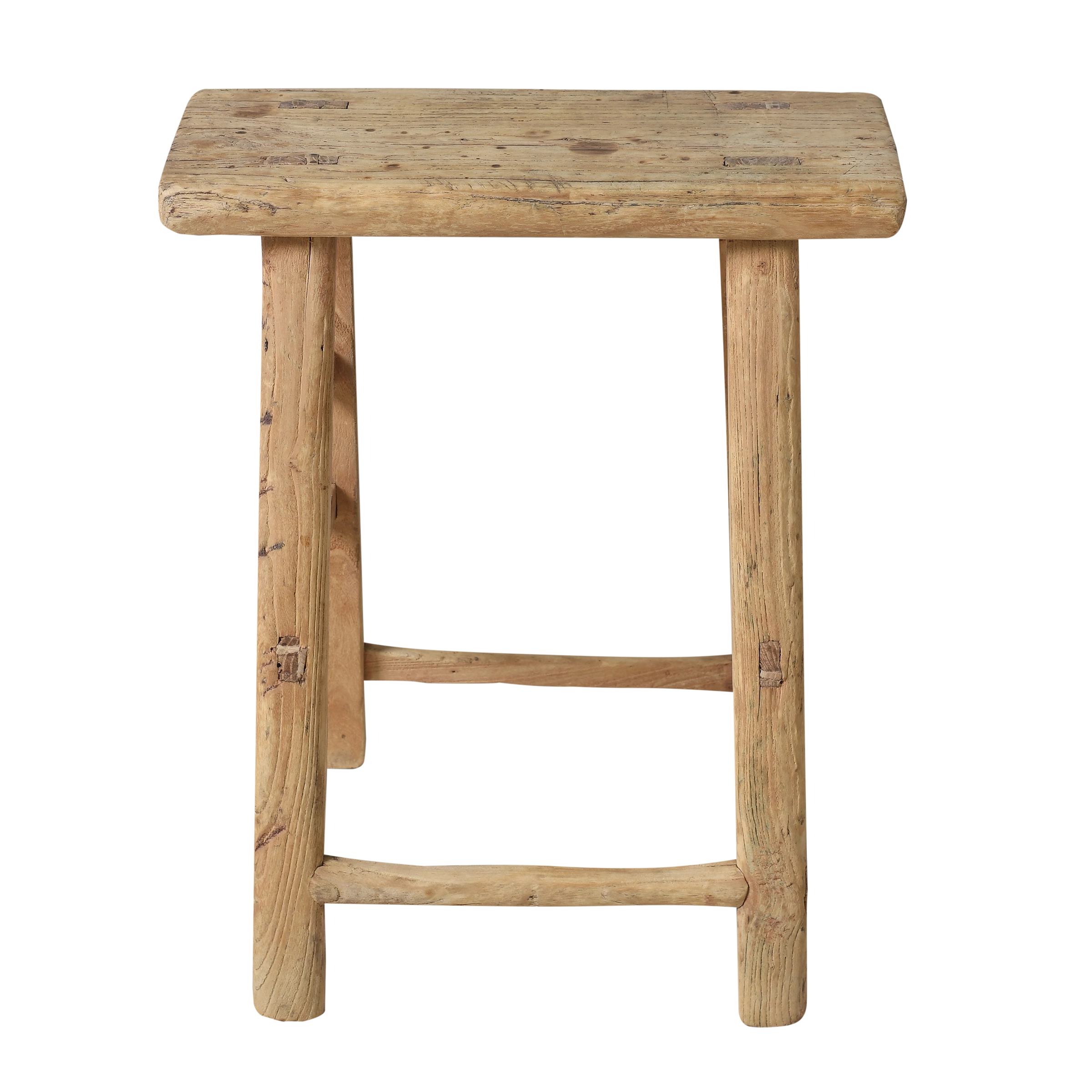 Zin - Tabouret chinois ancien en orme n°6