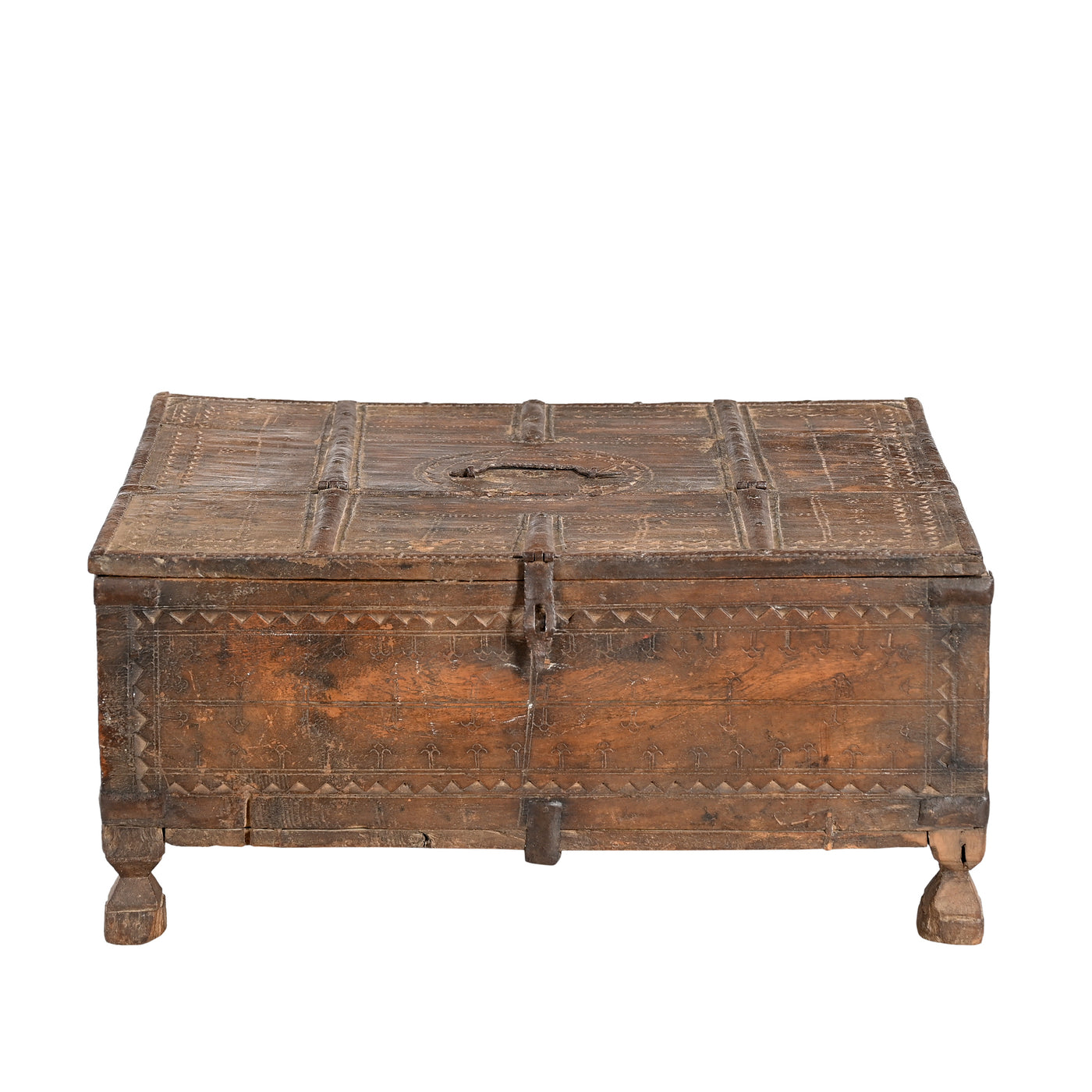 Peti - Wooden dowry chest n ° 8