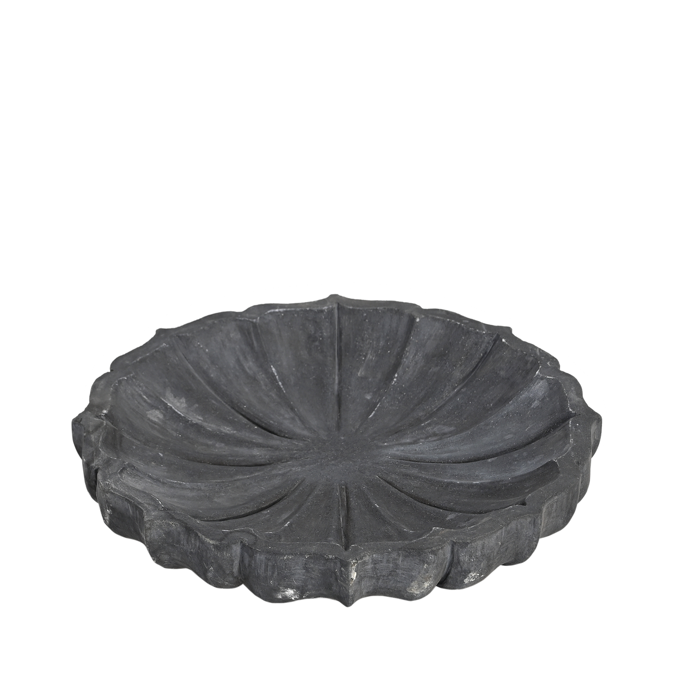 Makrana - Assiette en marbre sculpté n°5