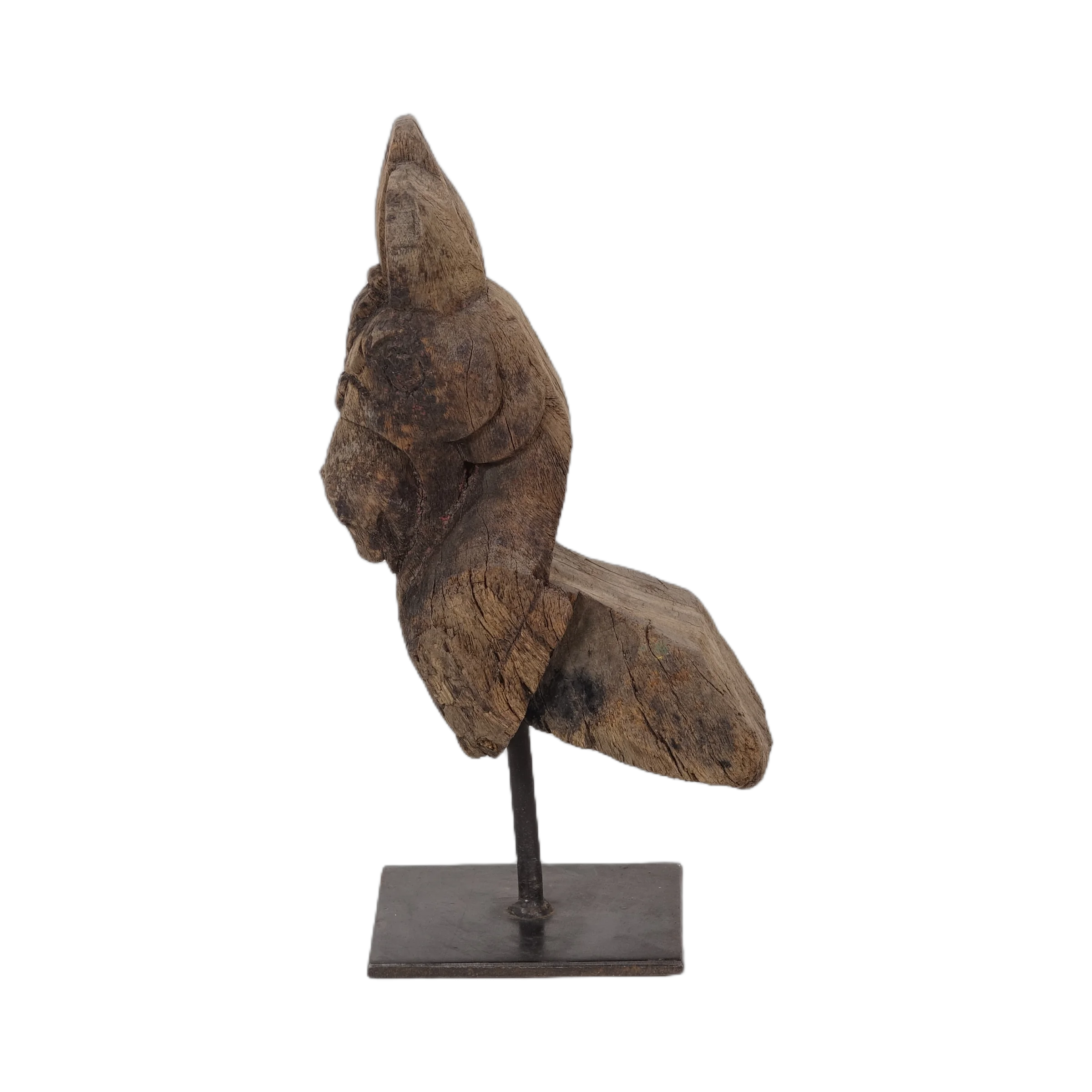 Tejas - Protomé de cheval en bois n°12