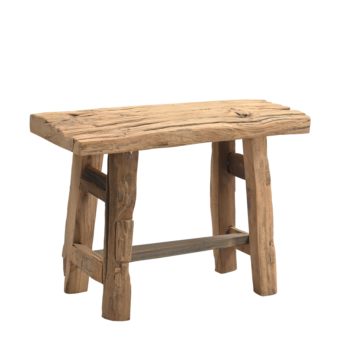 Chauki - old wooden stool n ° 6