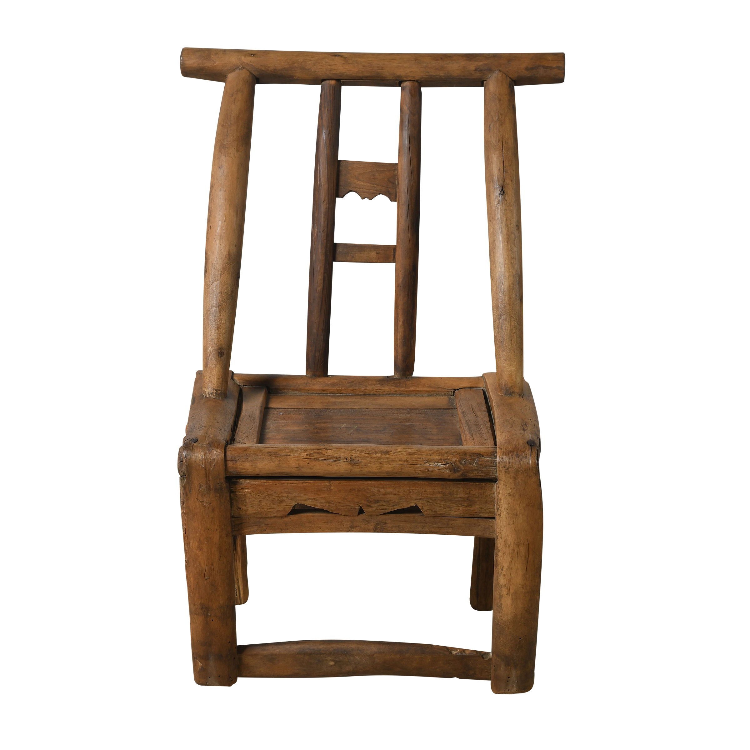 Haizi – Chaise d’enfant chinoise ancienne en orme n°4