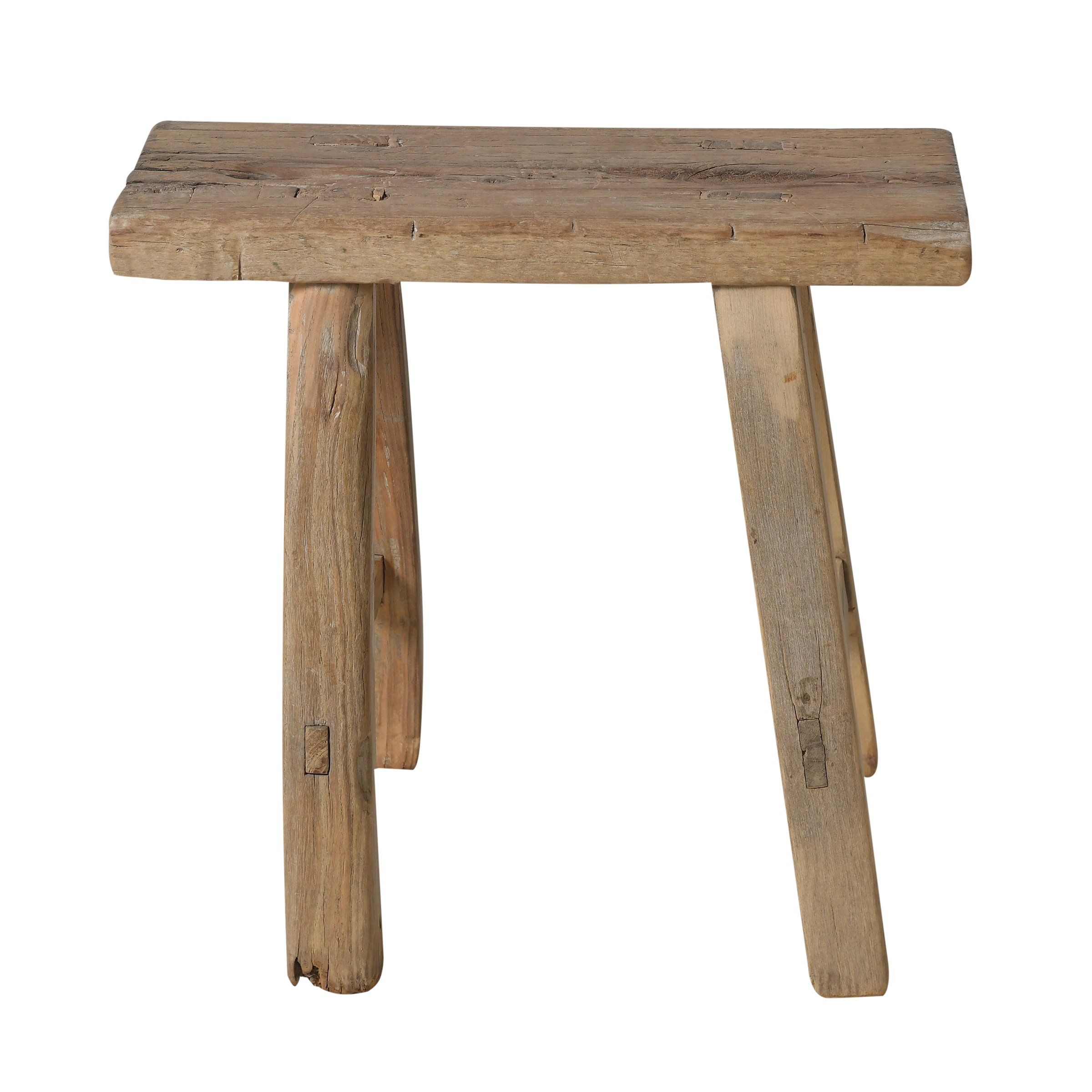 Zin - Tabouret chinois ancien en orme n°8