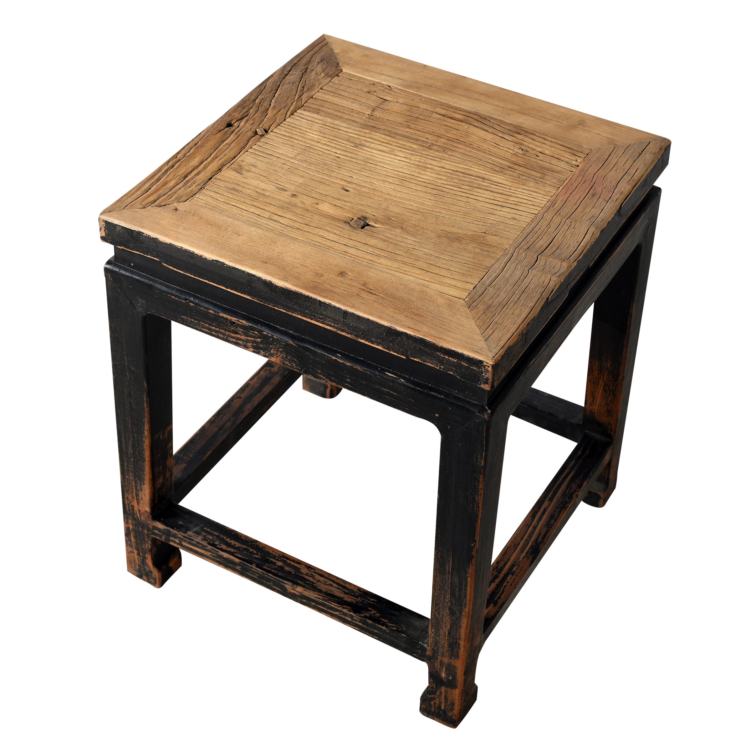 Yunfu – Table d’appoint chinoise ancienne en orme n°2 - vue 2