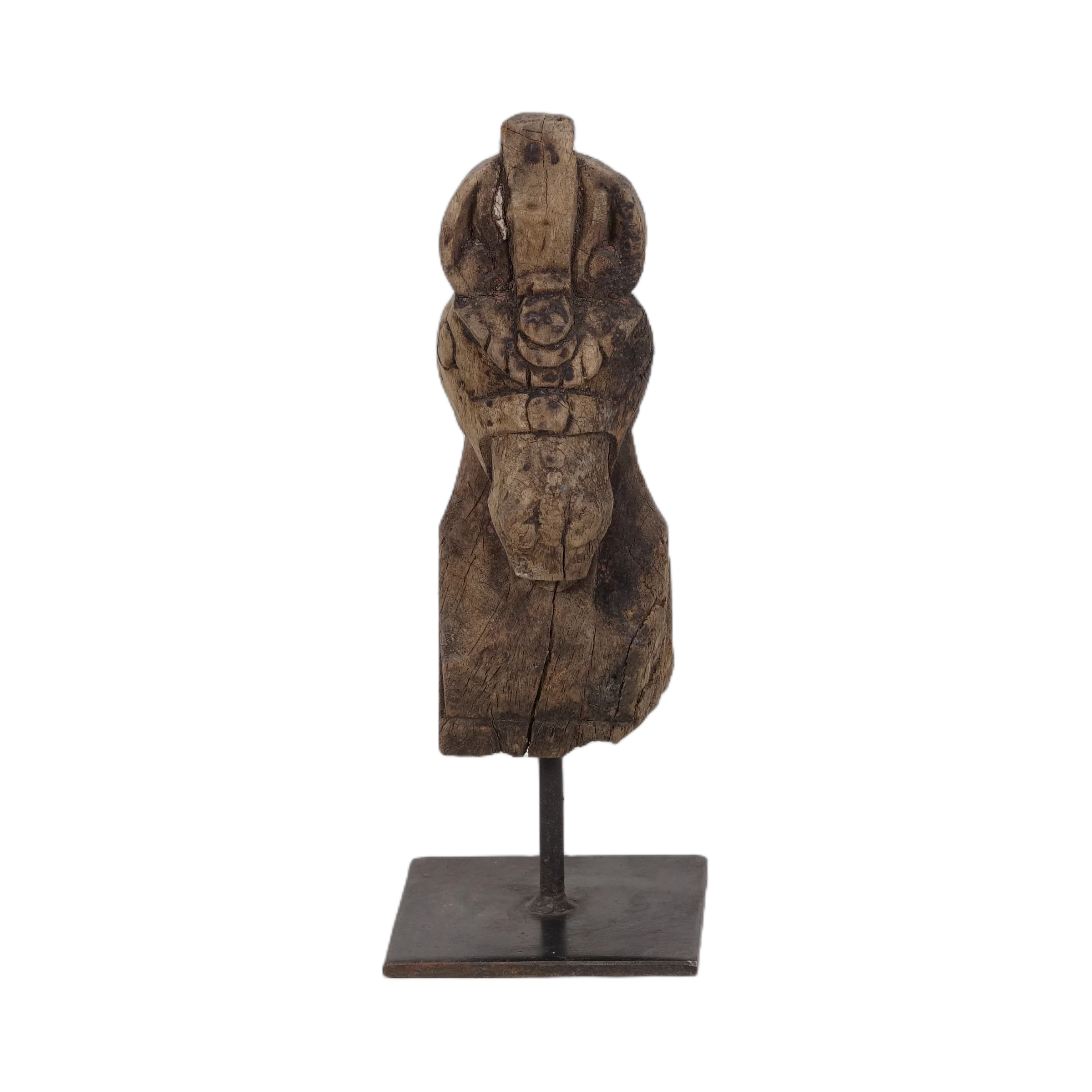 Tejas - Protomé de cheval en bois n°12