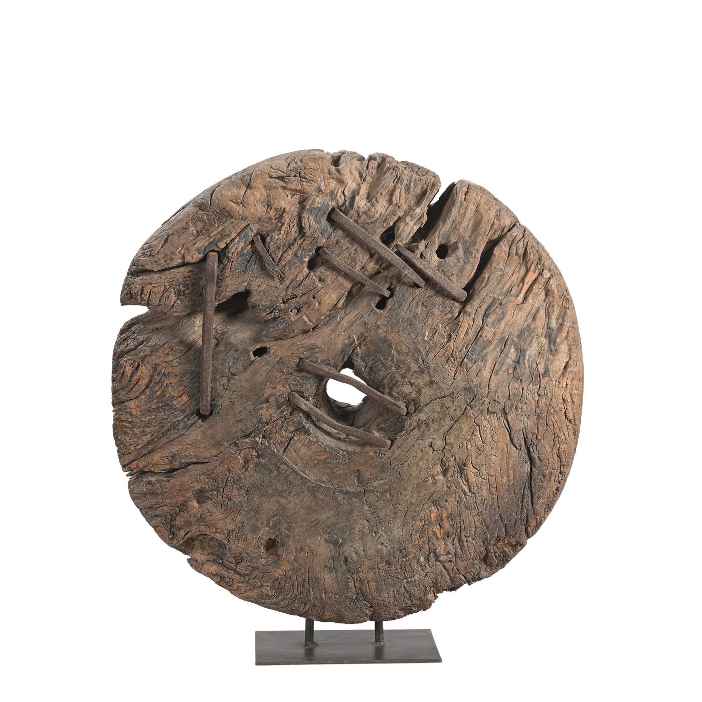 Pahiya n°12 - Old decorative wooden wheel