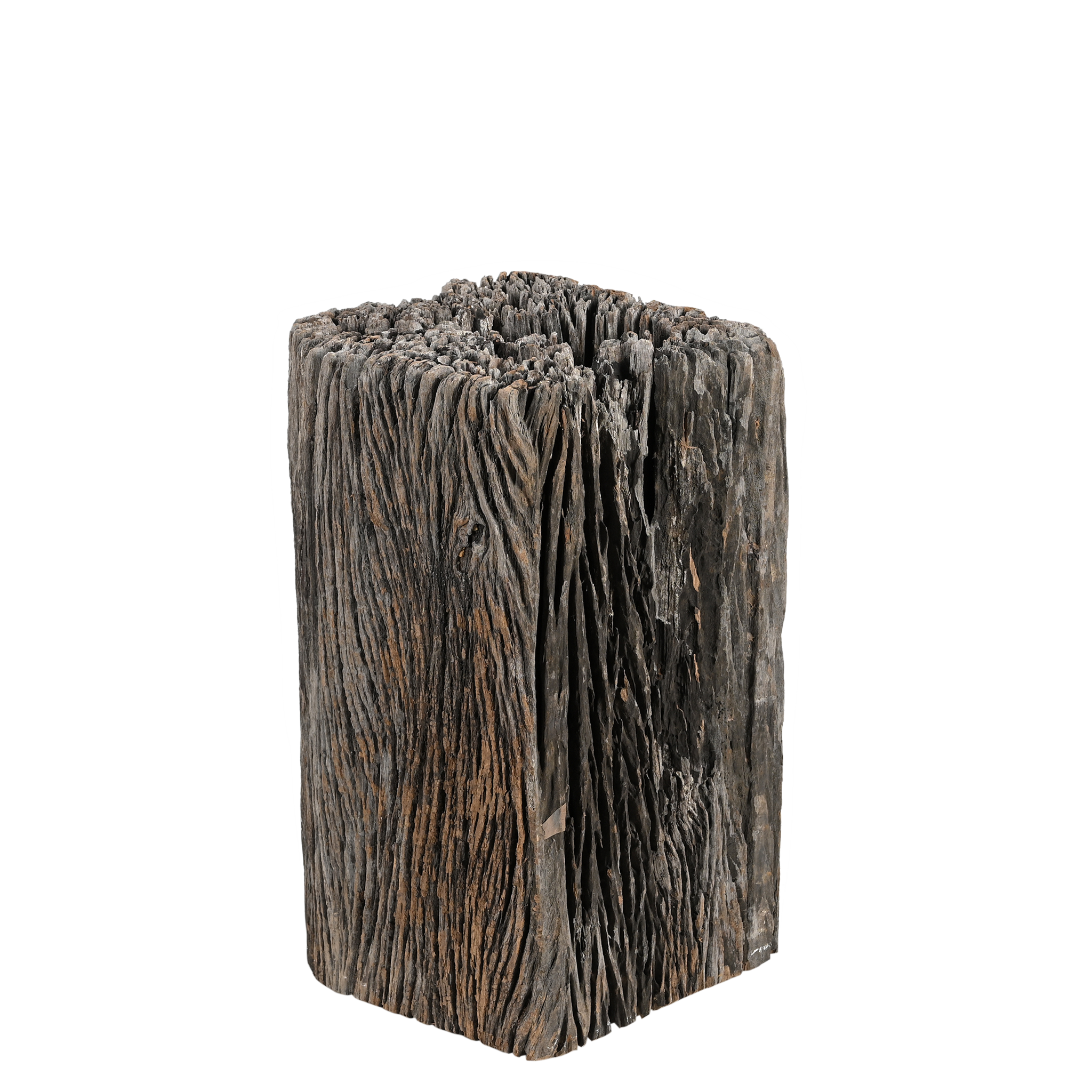 Gaya - Bout de canapé en bois ancien n°6