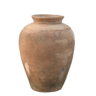 Anaaj - Large Indian jar on Terracotta n ° 13