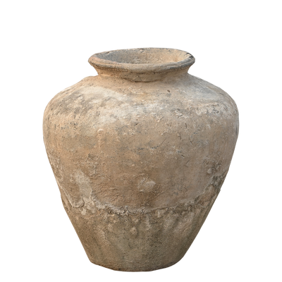 Anaaj - Large Indian jar on Terracotta n ° 14