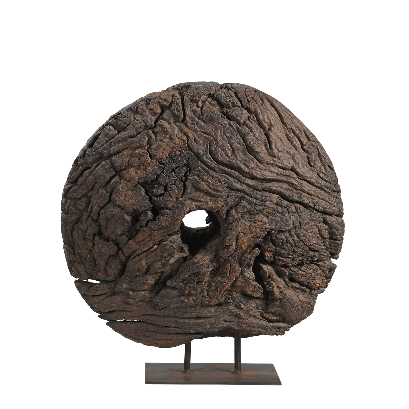 Pahiya n°13 - Ancienne roue décorative en bois