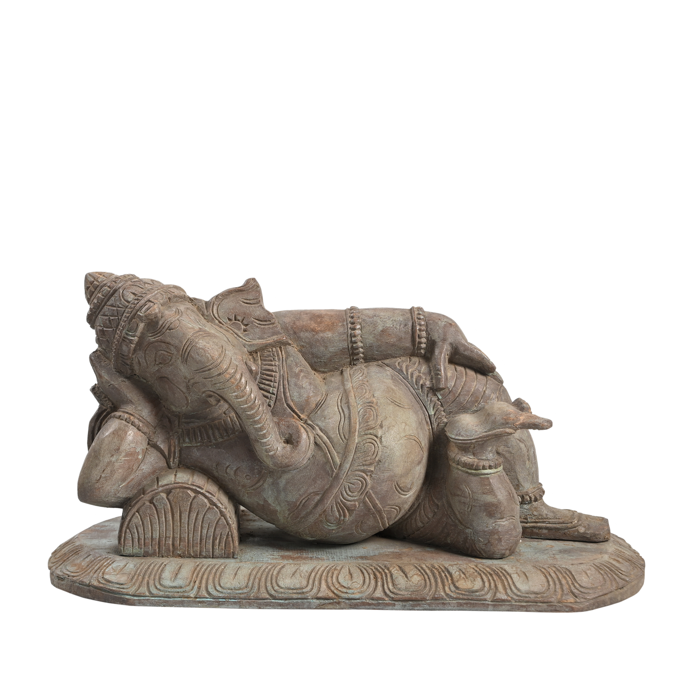 Ganapati - Wooden Ganesh statue n°3