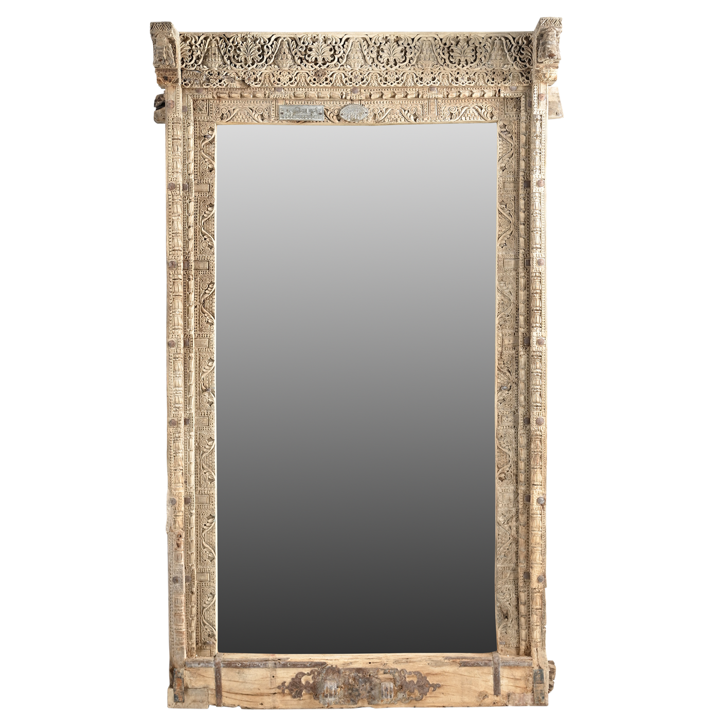 Vadodara - Carved mirror