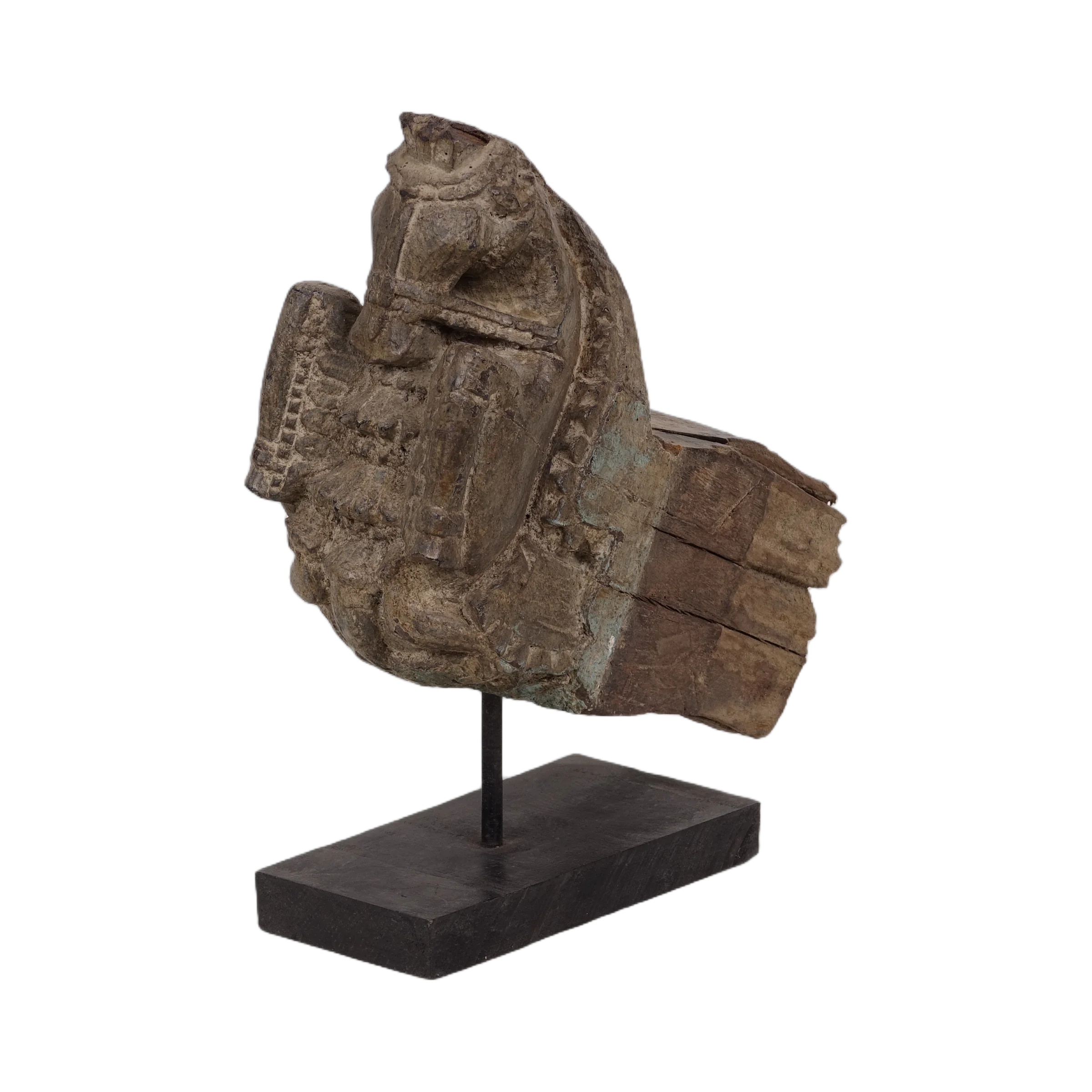 Ashva - Protomé de cheval en bois n°32