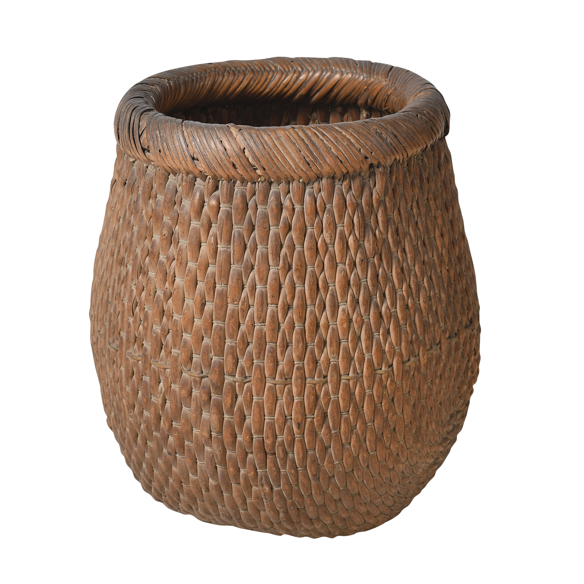 Guji - Ancien panier de pêcheur (grande taille) n°1