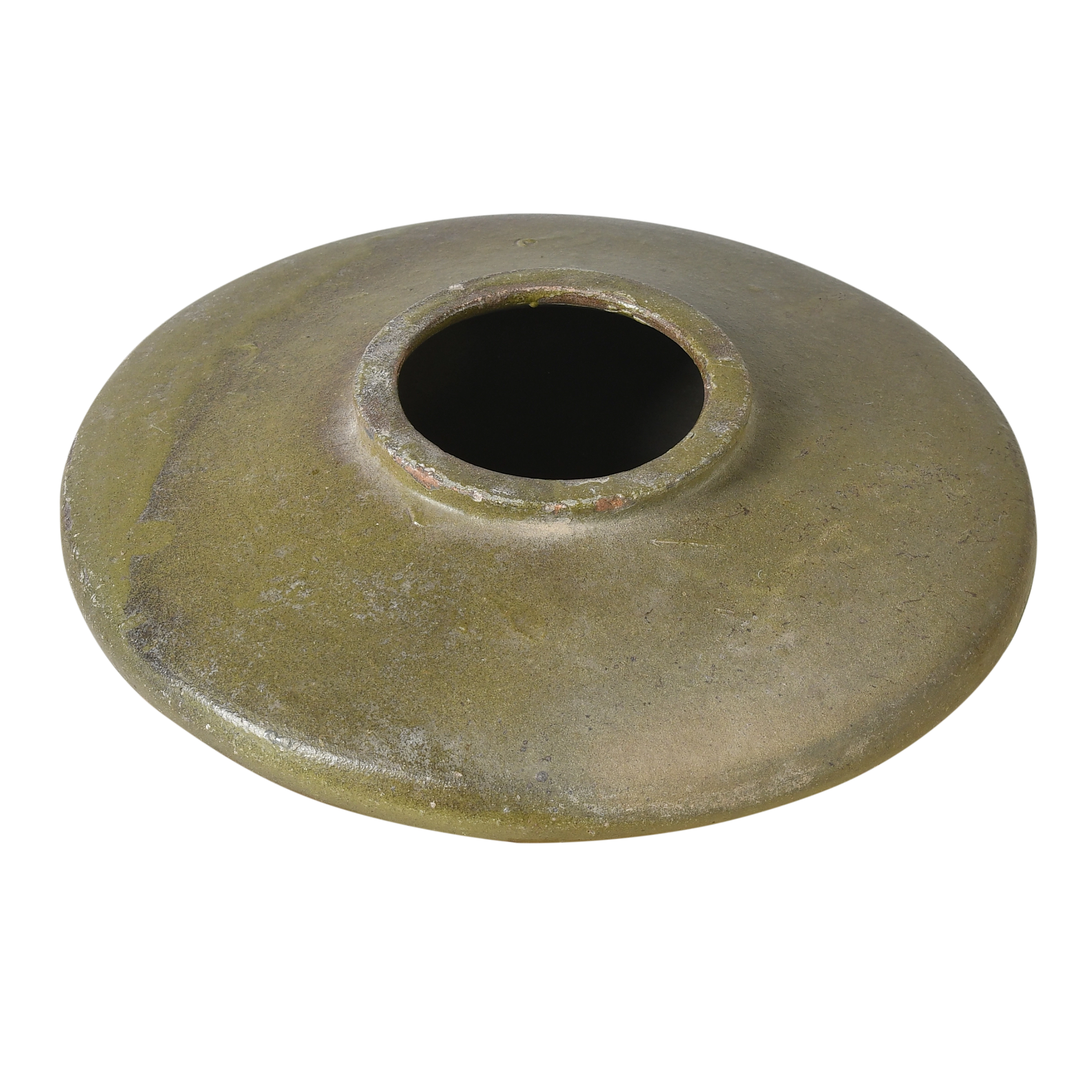 Huai - Jarre plate chinoise en grès n°4 - vue 2