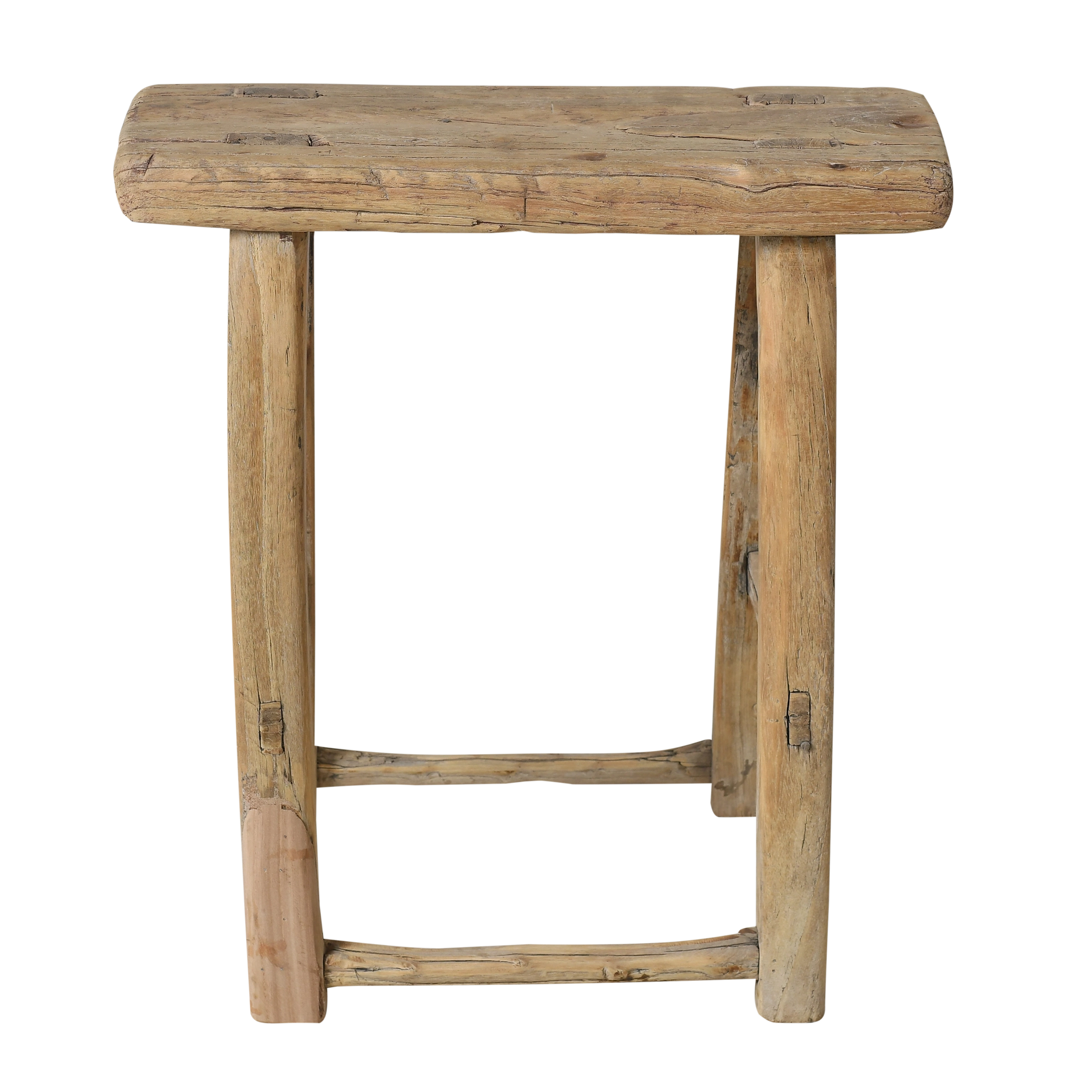 Zin - Tabouret chinois ancien en orme n°24