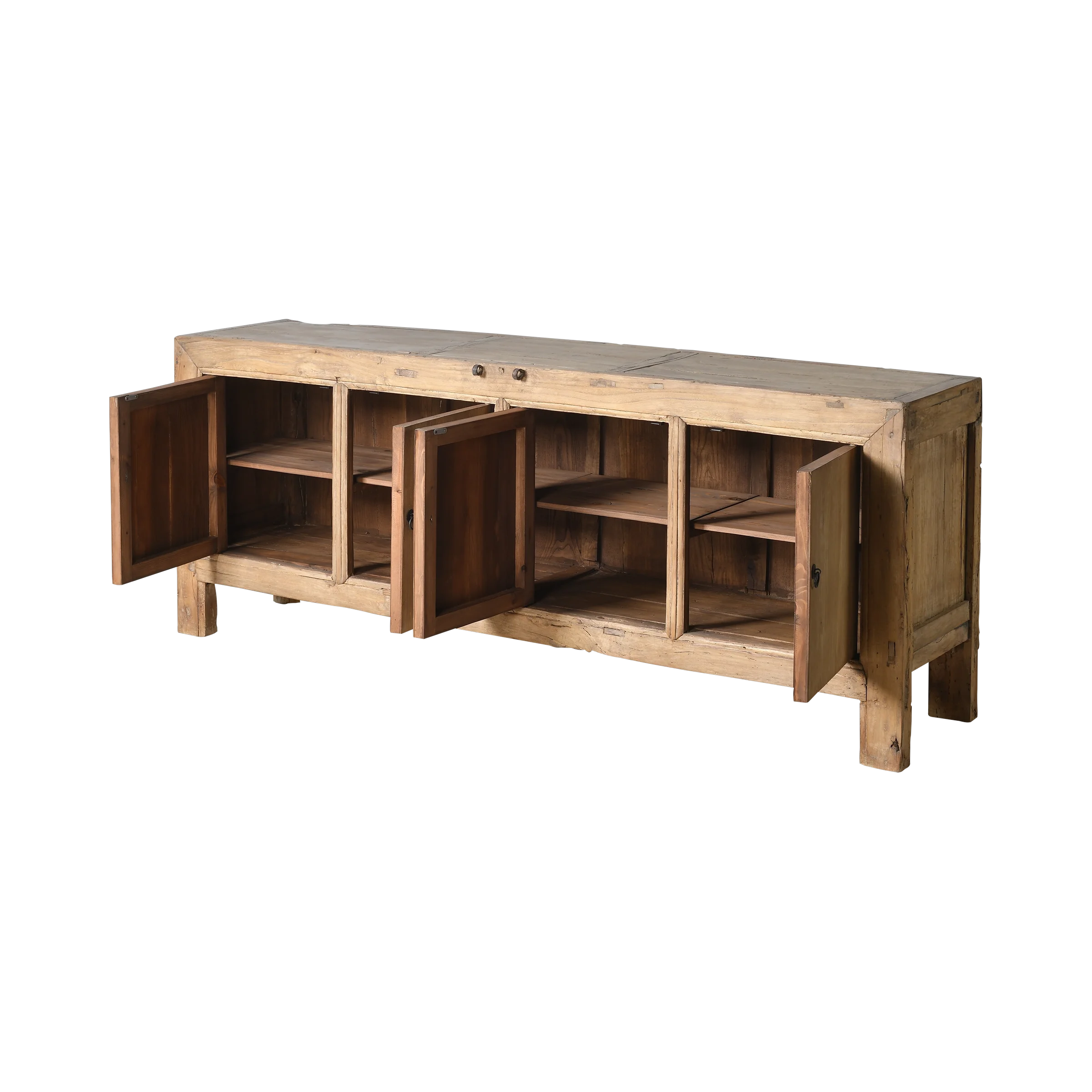 Qingdao - Buffet chinois ancien en orme massif n°22