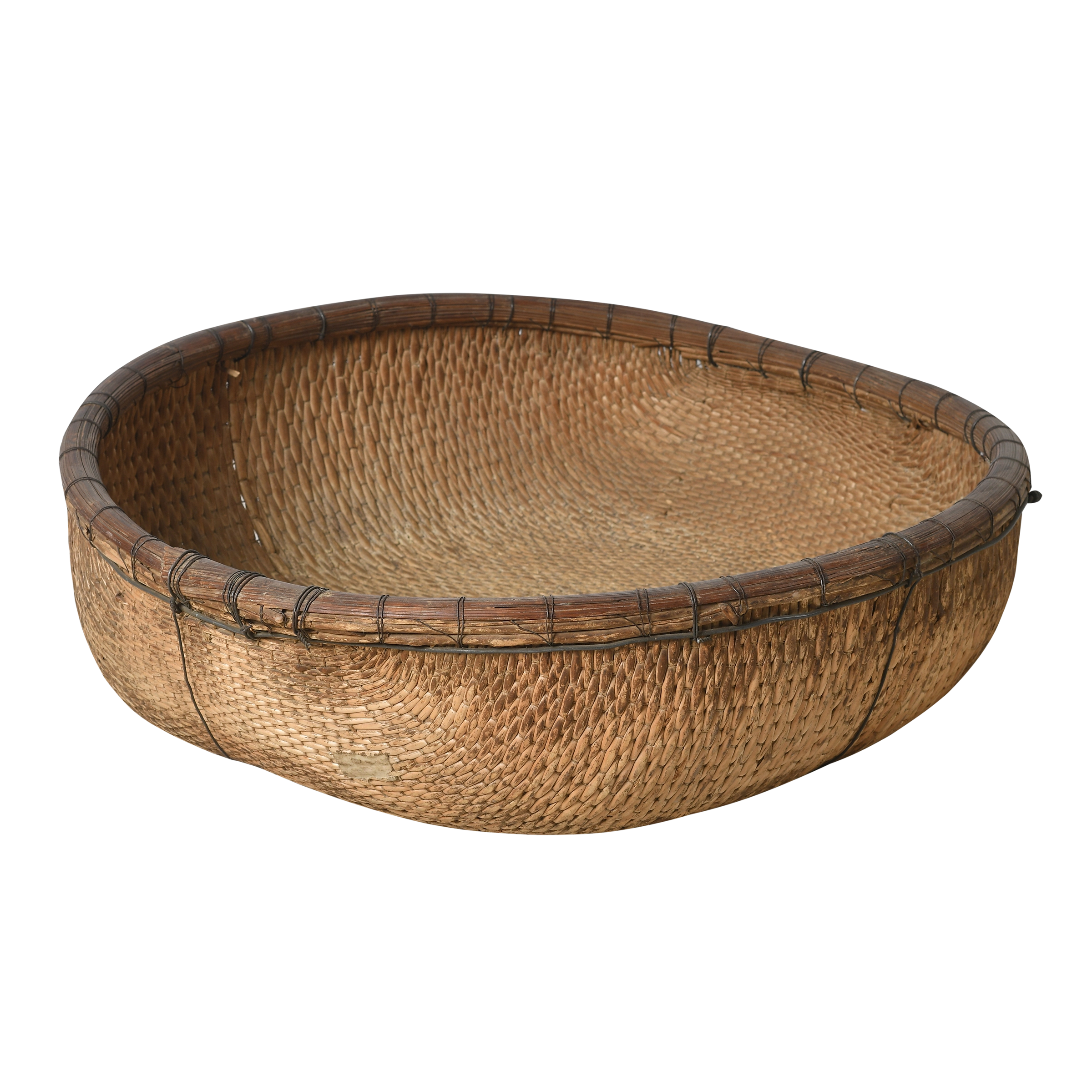 Lushan – Panier ancien chinois en osier ancien n°4