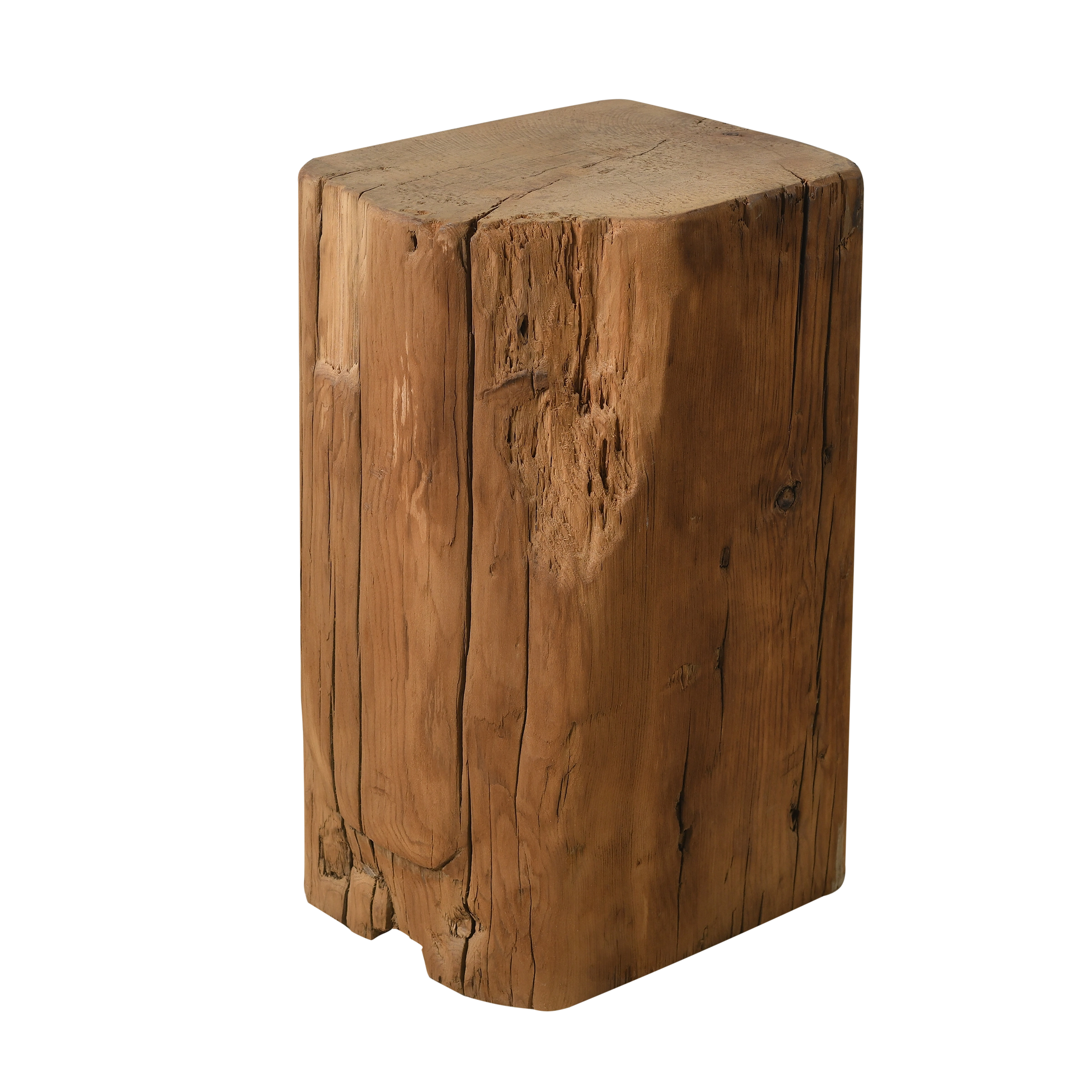 Hechi - Table d’appoint en pin ancien n°2