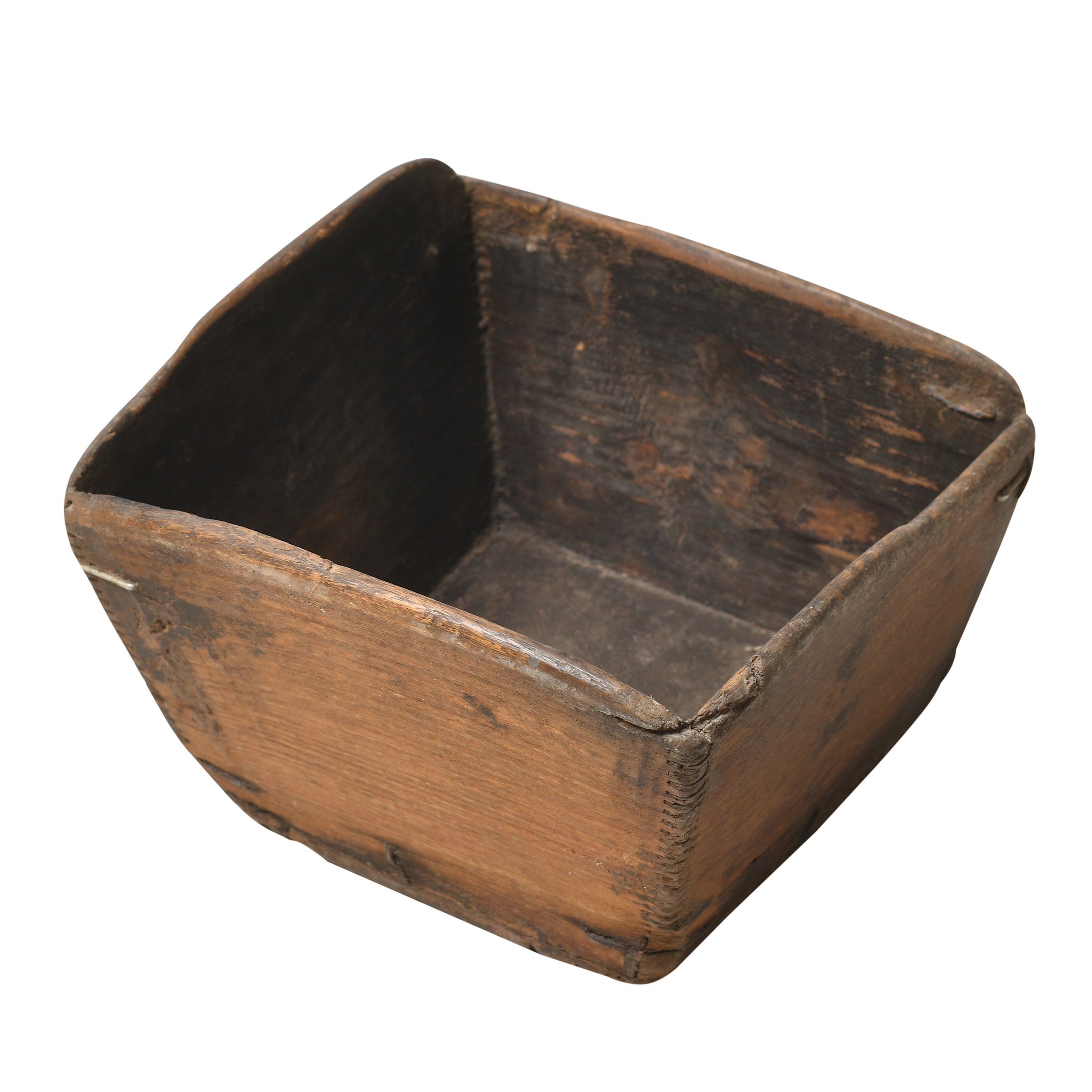 Jian - Panier carré en pin ancien n°16 - vue 2