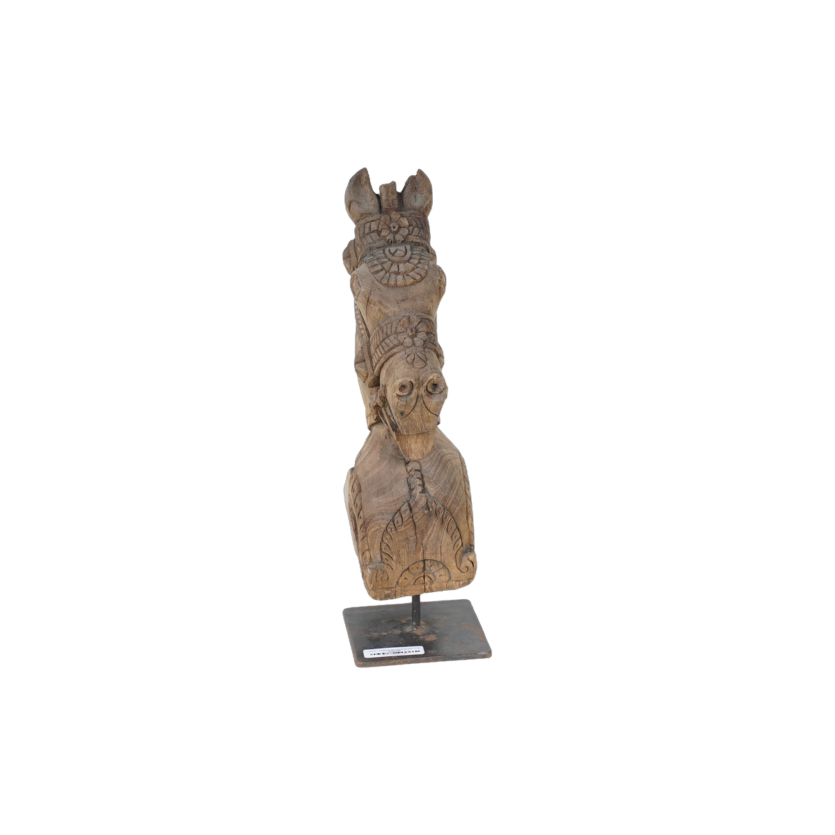 Ashva - Protomé de cheval en bois n°36 - vue 2