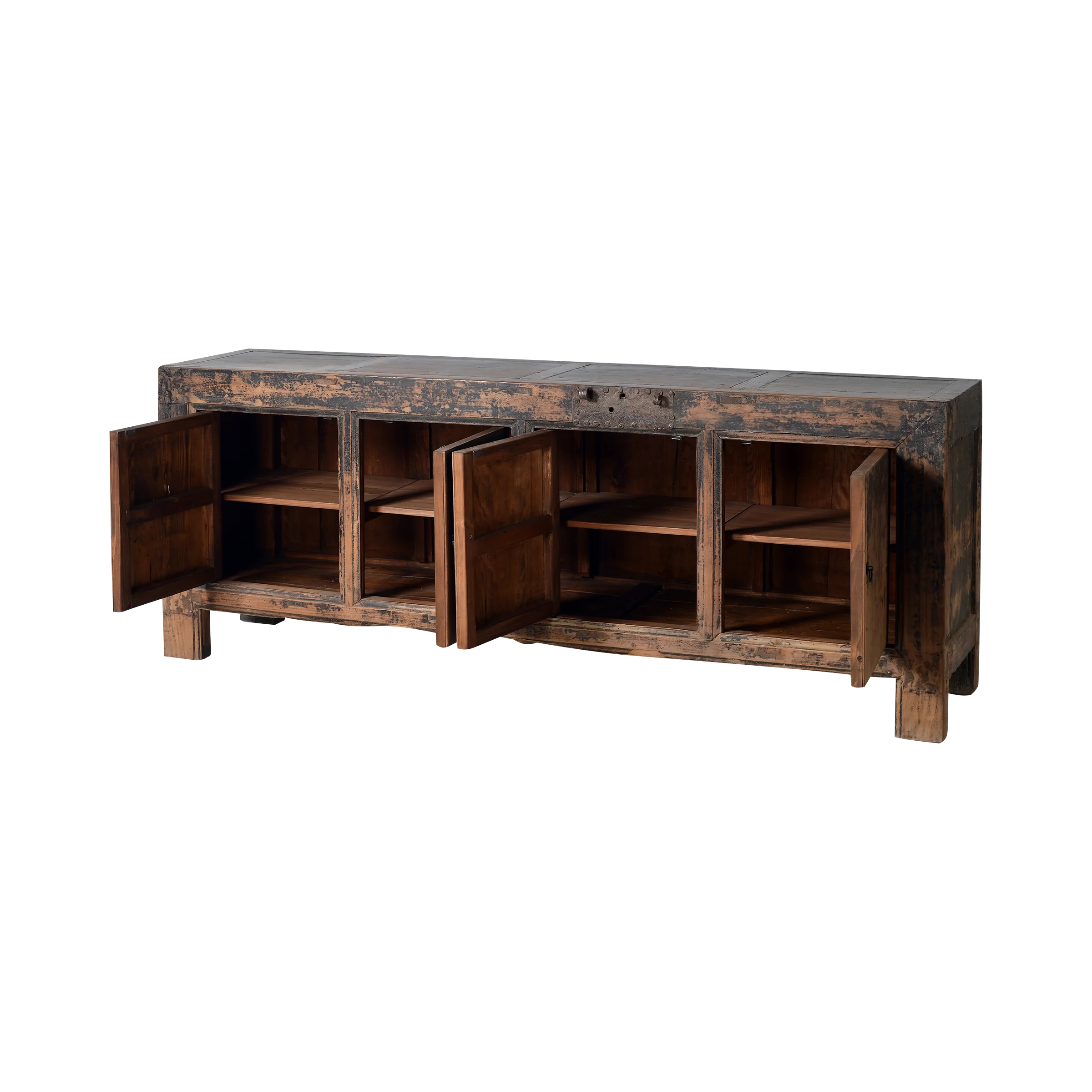 Qingdao - Buffet chinois ancien en orme massif n°9