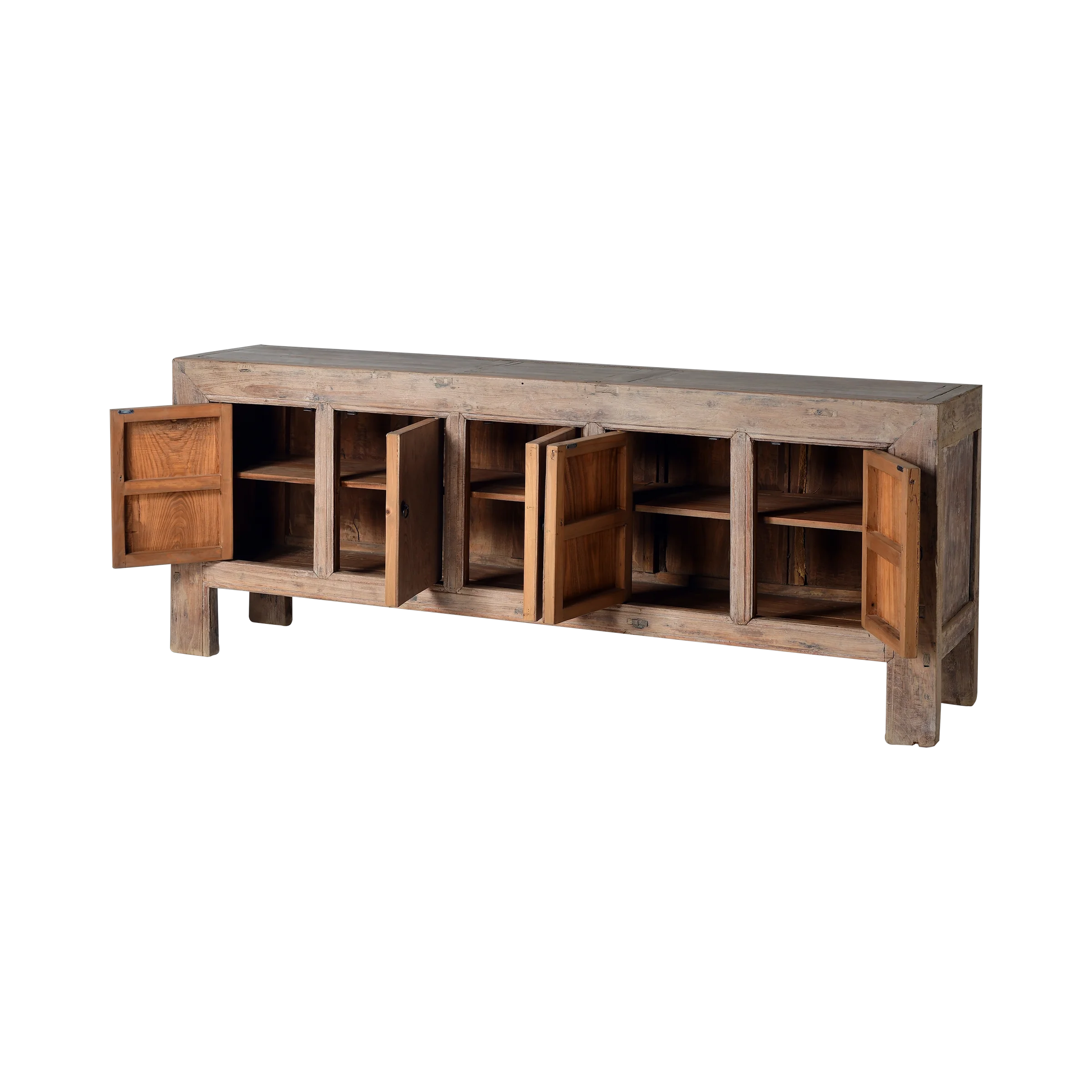 Qingdao - Buffet chinois ancien en orme massif n°4