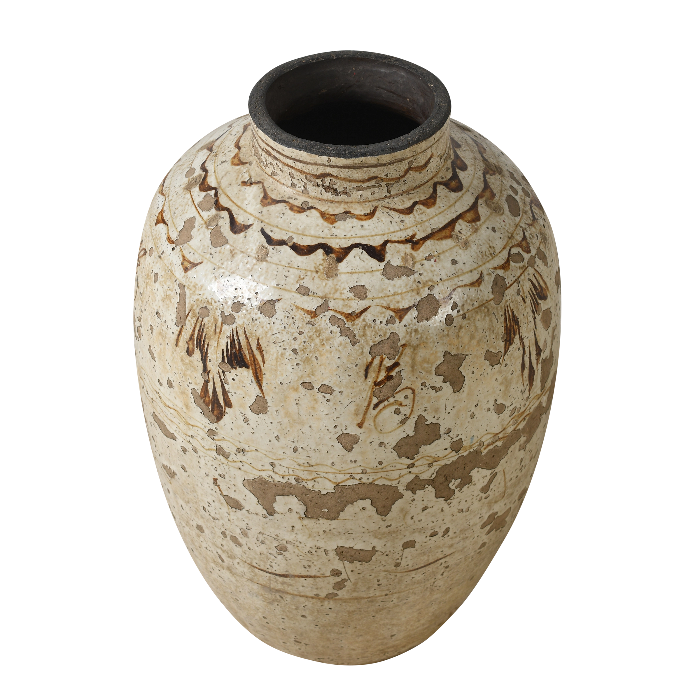 Cizhou - Jarre à alcool vernissée chinoise n°5 - vue 2